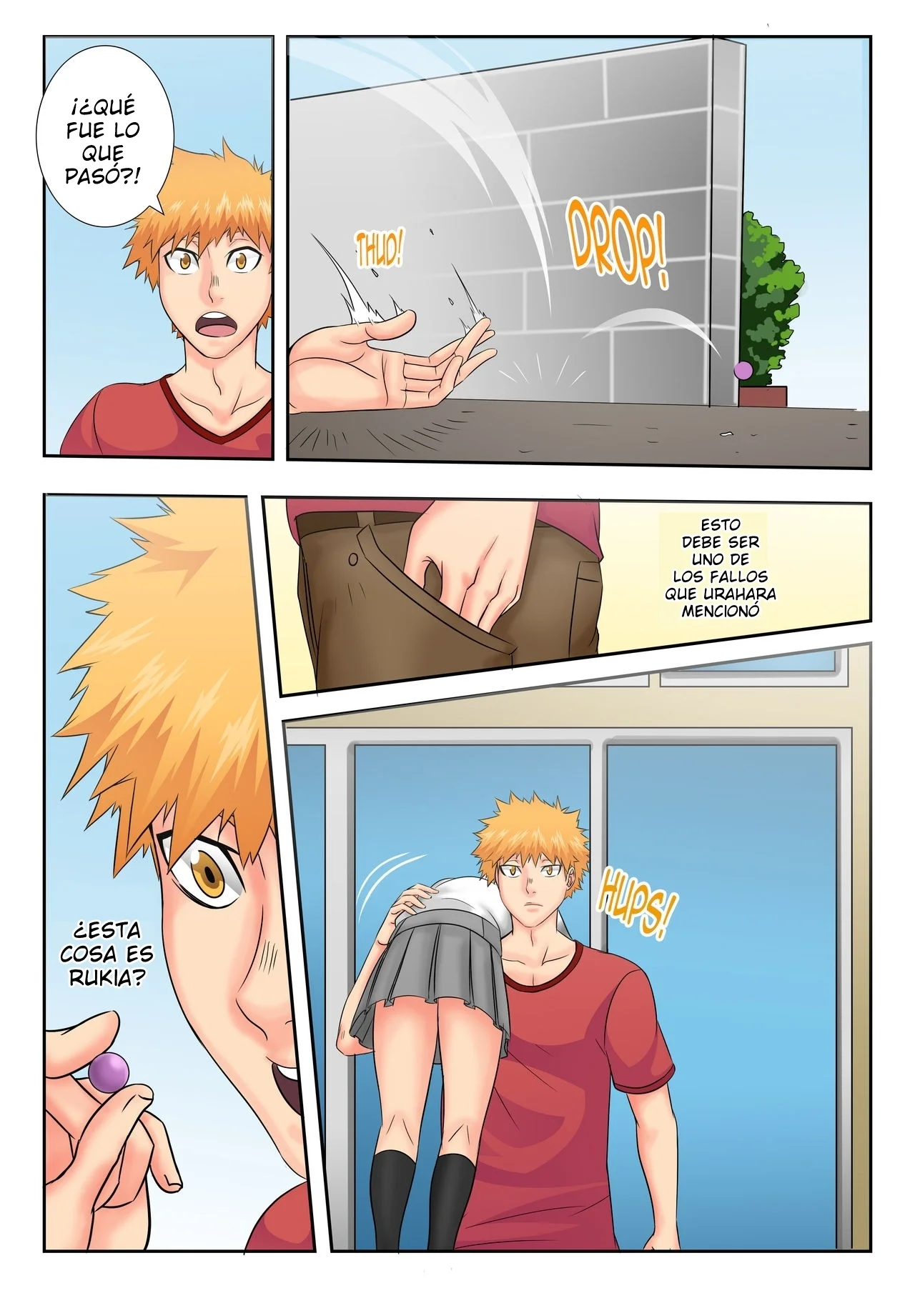 Portada del cómic Bleach: A What If Story, con su título y arte principal. - Página 18
