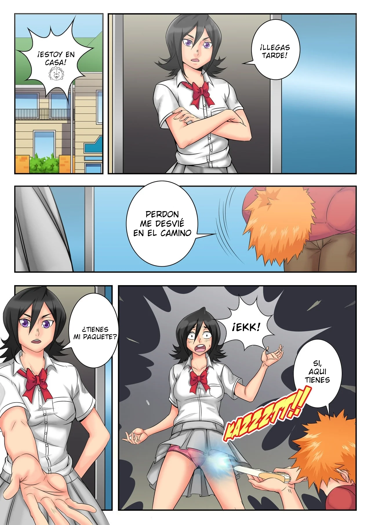 Portada del cómic Bleach: A What If Story, con su título y arte principal. - Página 19