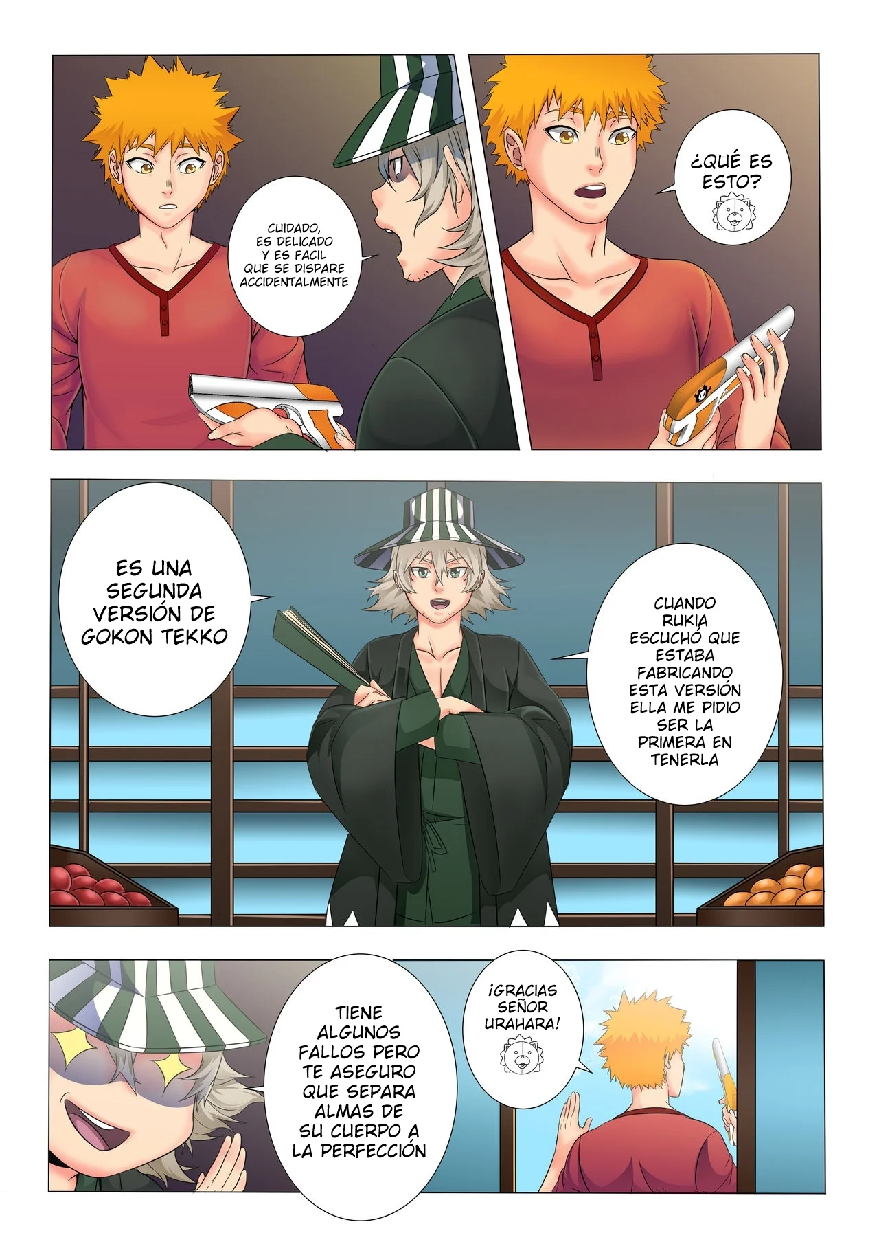 Portada del cómic Bleach: A What If Story, con su título y arte principal. - Página 20