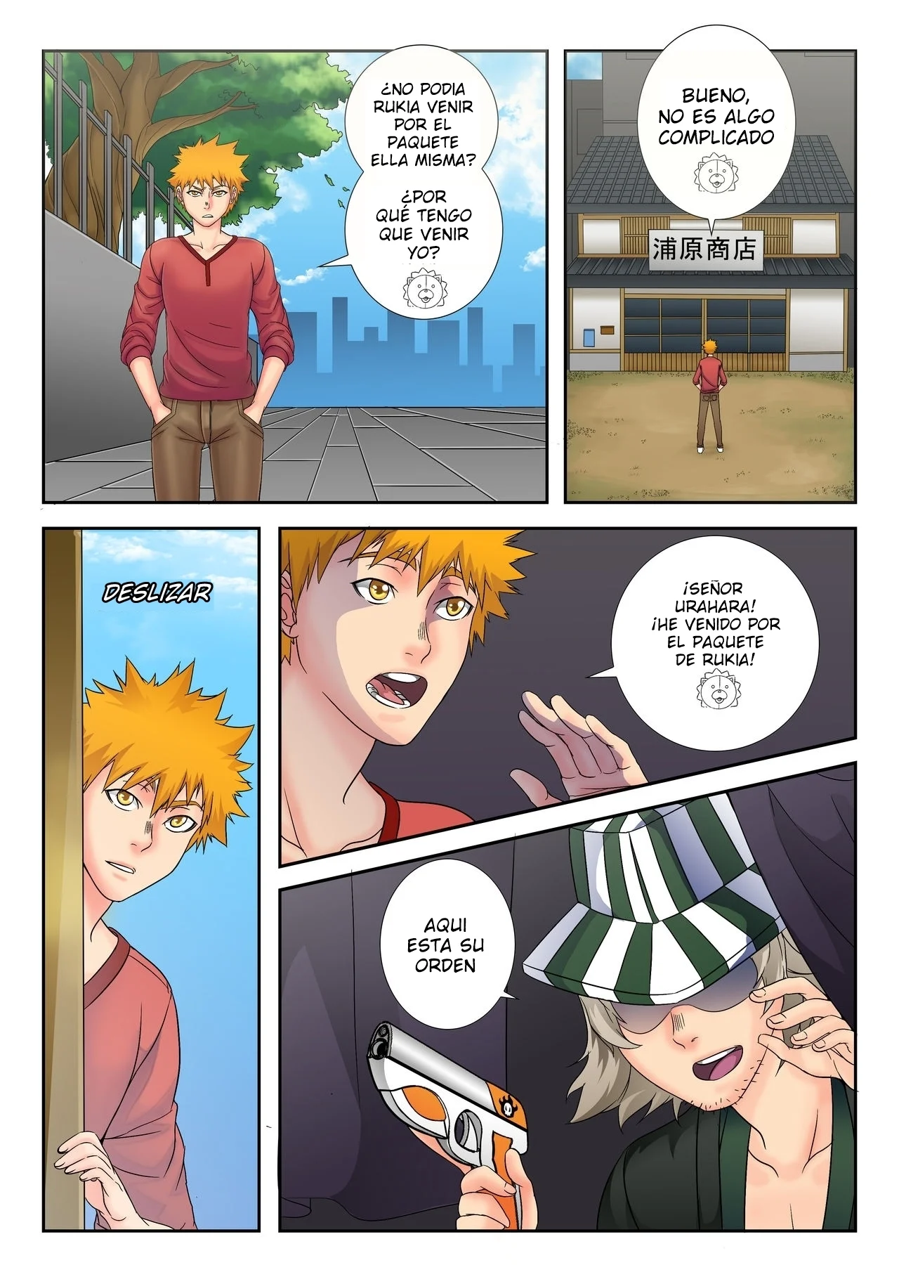 Portada del cómic Bleach: A What If Story, con su título y arte principal. - Página 21