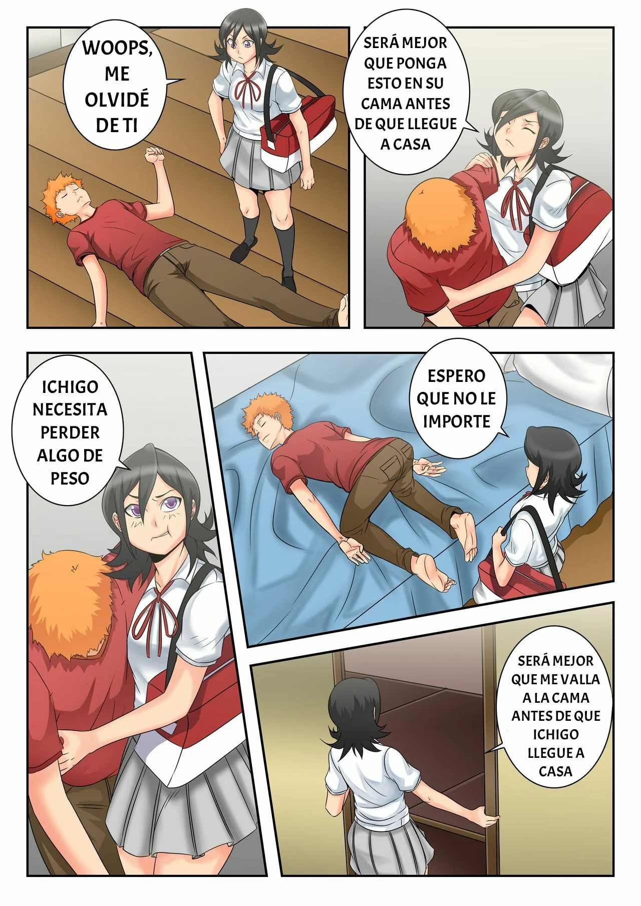 Portada del cómic Bleach: A What If Story, con su título y arte principal. - Página 4