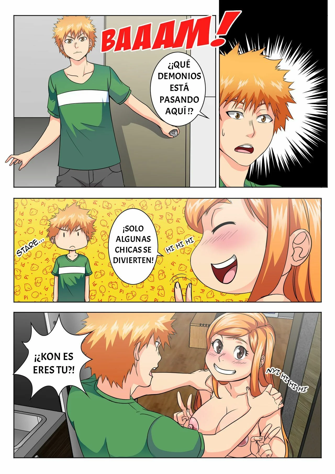 Portada del cómic BLEACH: A WHAT IF STORY, con ilustración principal y título destacado. - Página 7