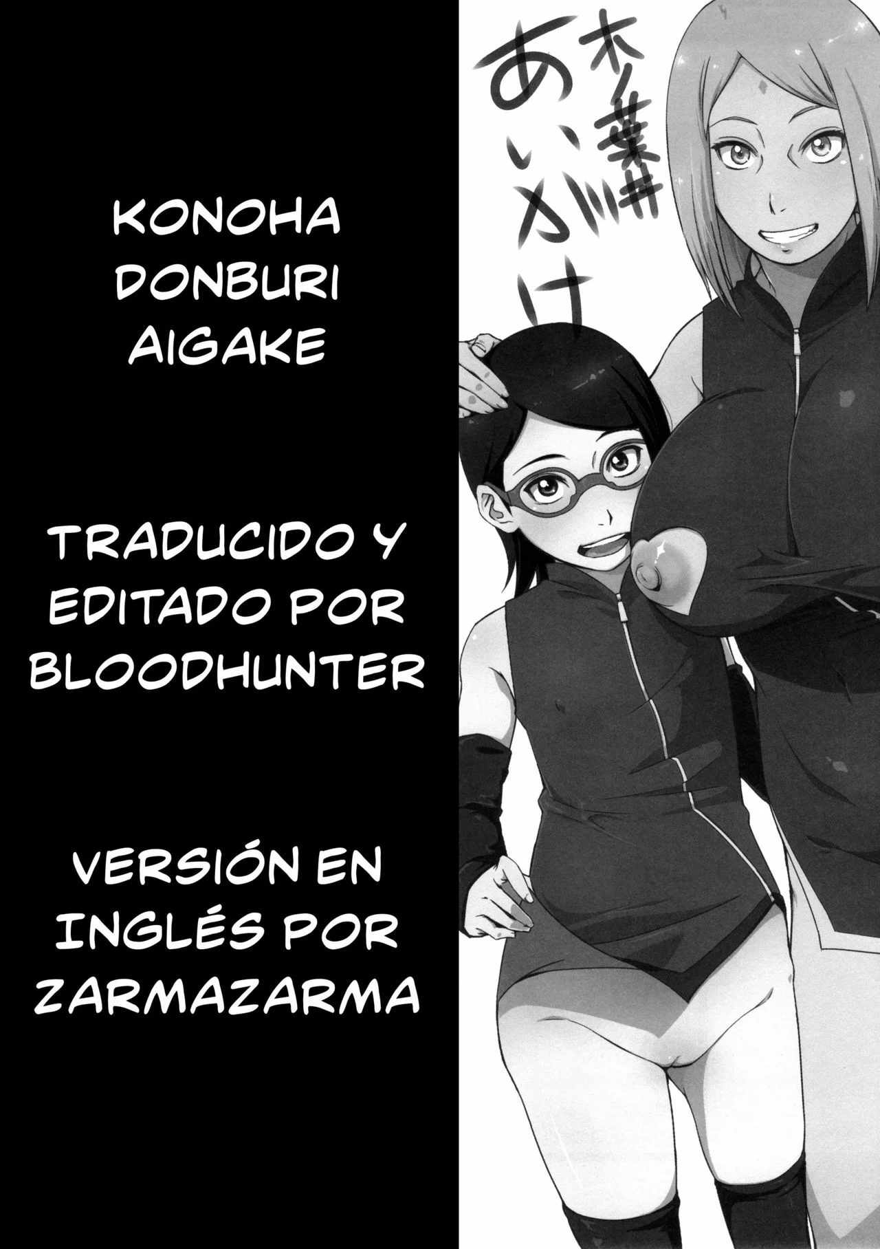 Portada del cómic Konoha-don Aigake, con ilustración principal y título destacado. - Página 2