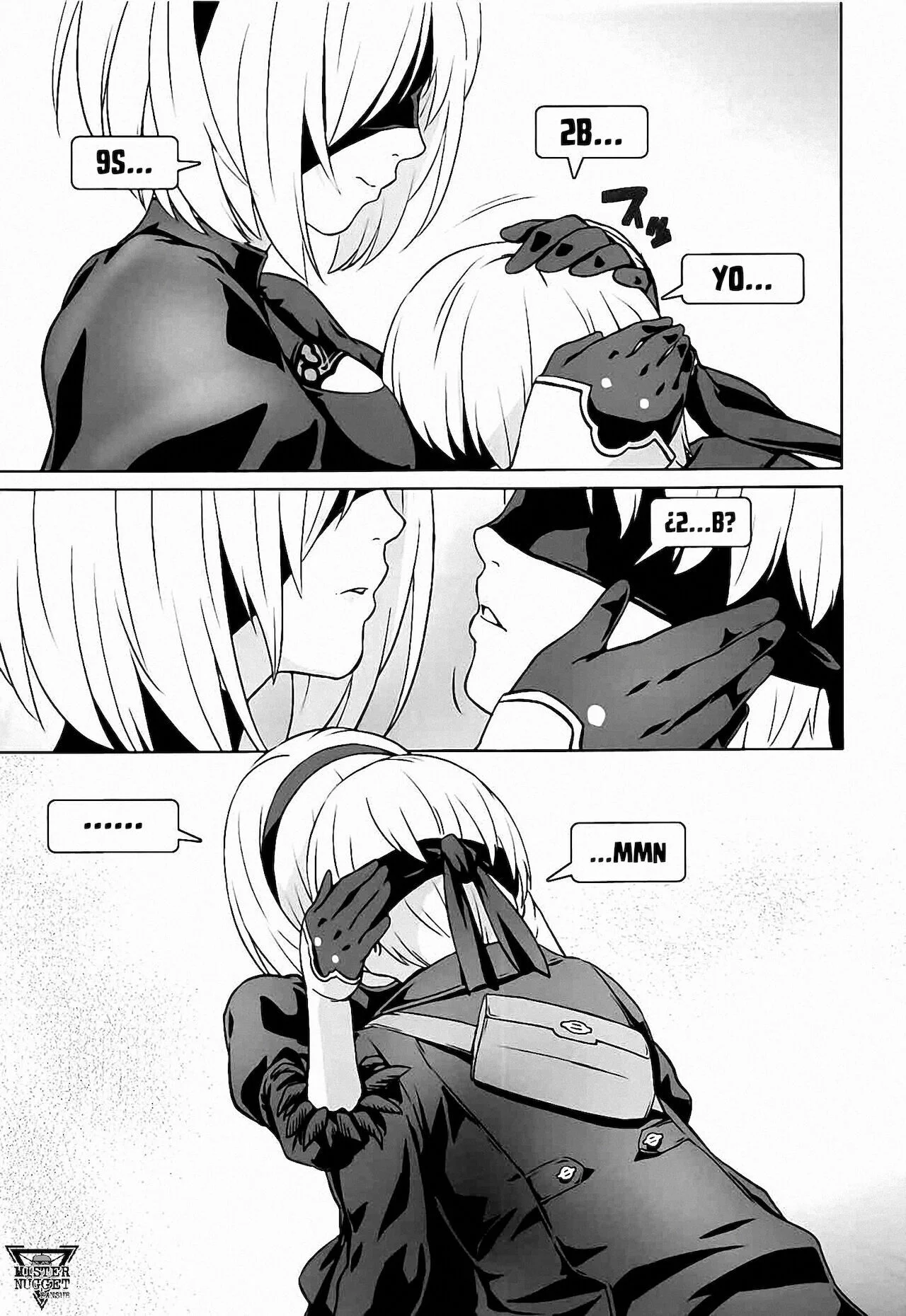 Portada del cómic YoRHa 2B-iro, con ilustración principal de la obra. - Página 13