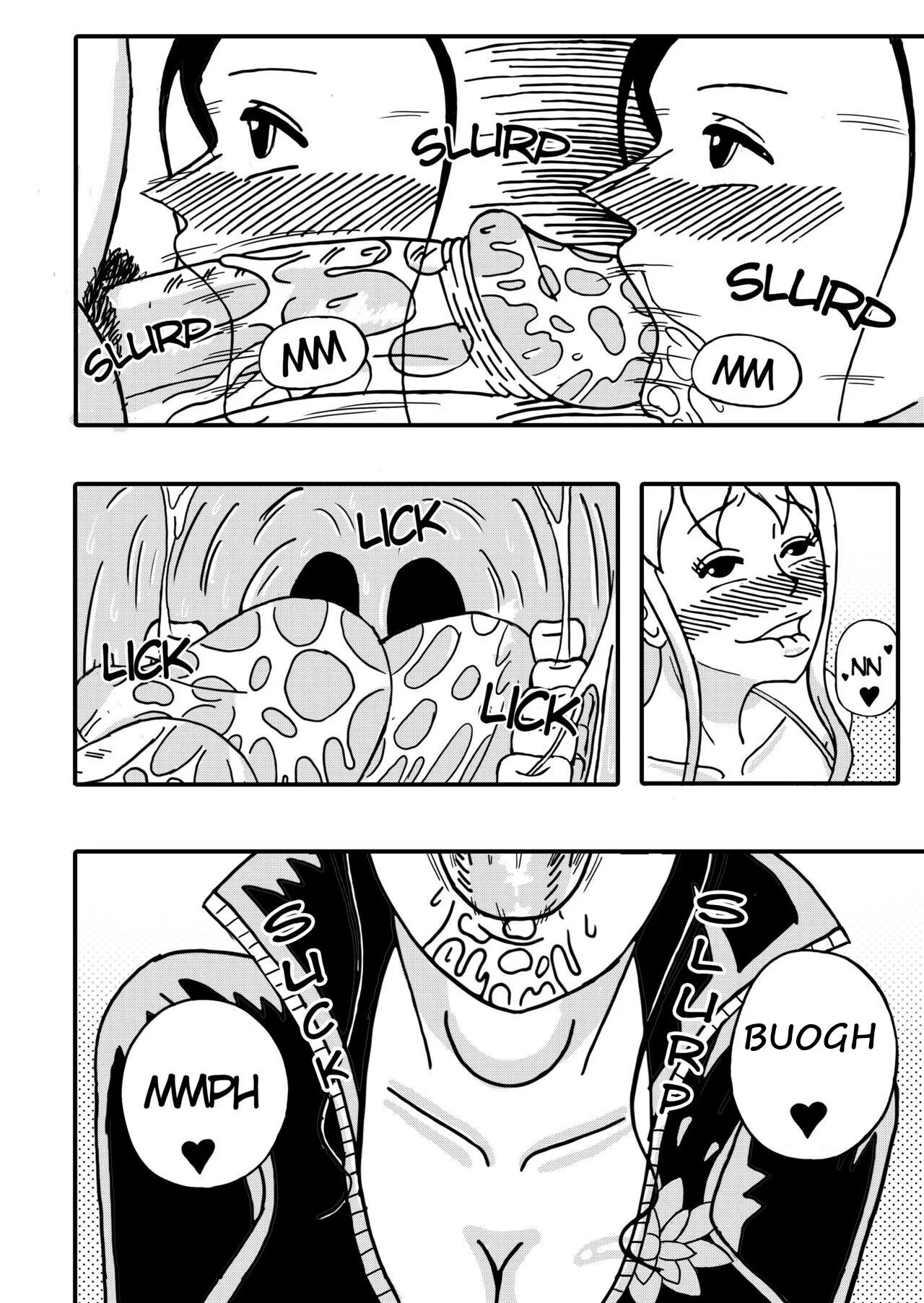 Portada del cómic Robin x Nami: Reunión en el Thousand Sunny, con las dos personajes en el barco. - Página 13