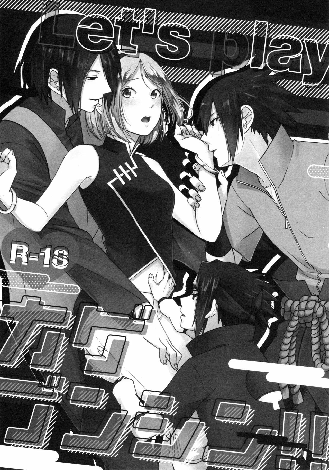 Portada del cómic Let's play KAGE BUNSHIN! con ilustración principal y título destacado. - Página 45