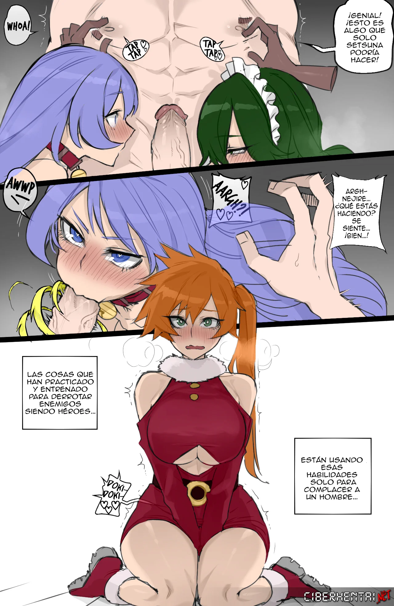 Portada del cómic MY HERO Christmas HAREM con ilustración navideña. - Página 25