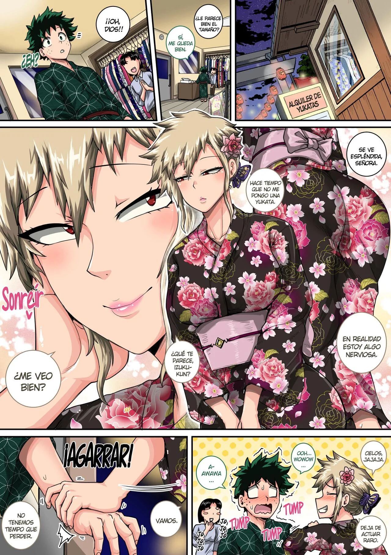 Portada del cómic Boku no Harem Academia Bakugou Mama to no Natsuyasumi "Chuunen". - Página 41