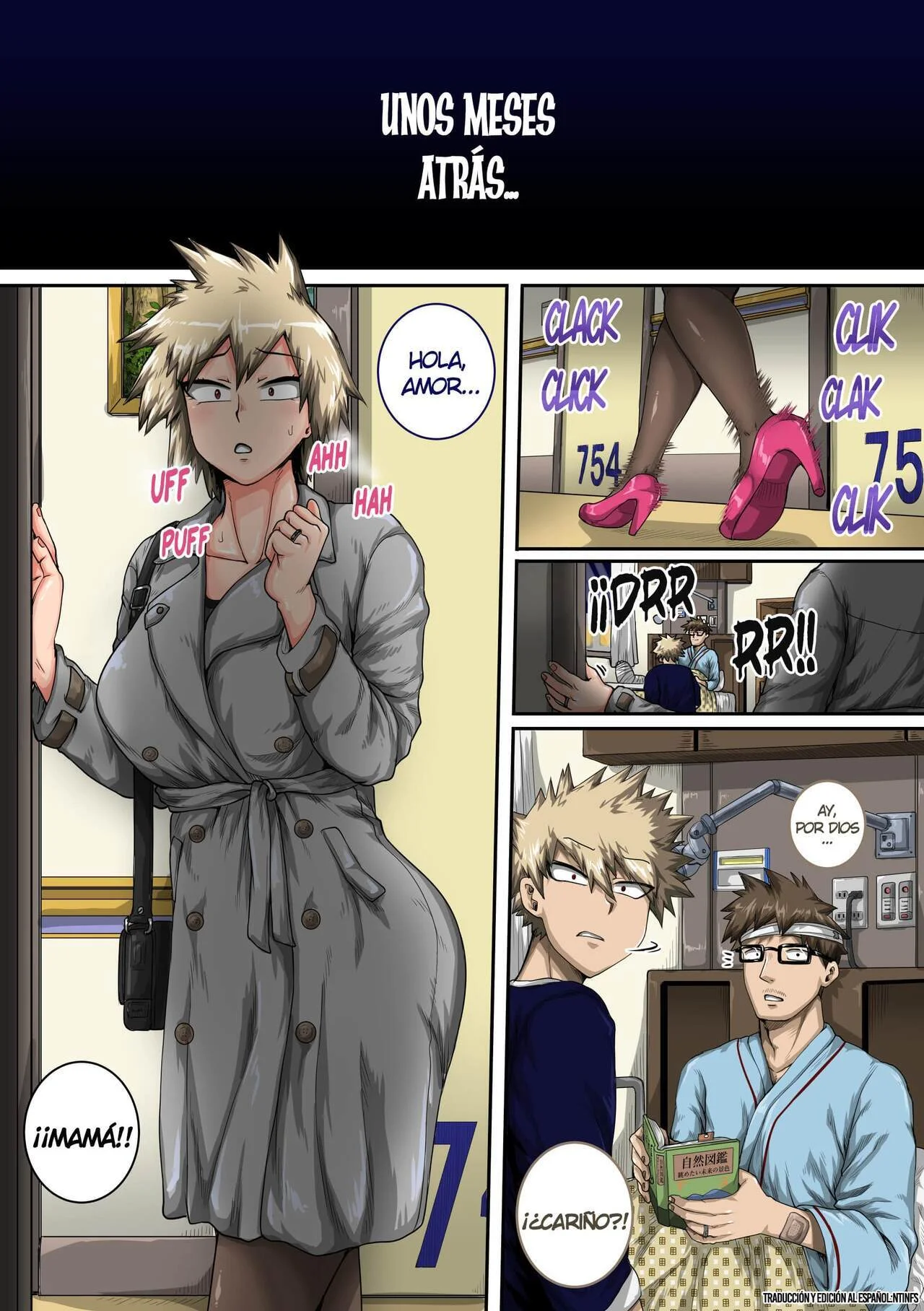 Portada del cómic Boku no Harem Academia Bakugou Mama to no Natsuyasumi "Chuunen". - Página 88