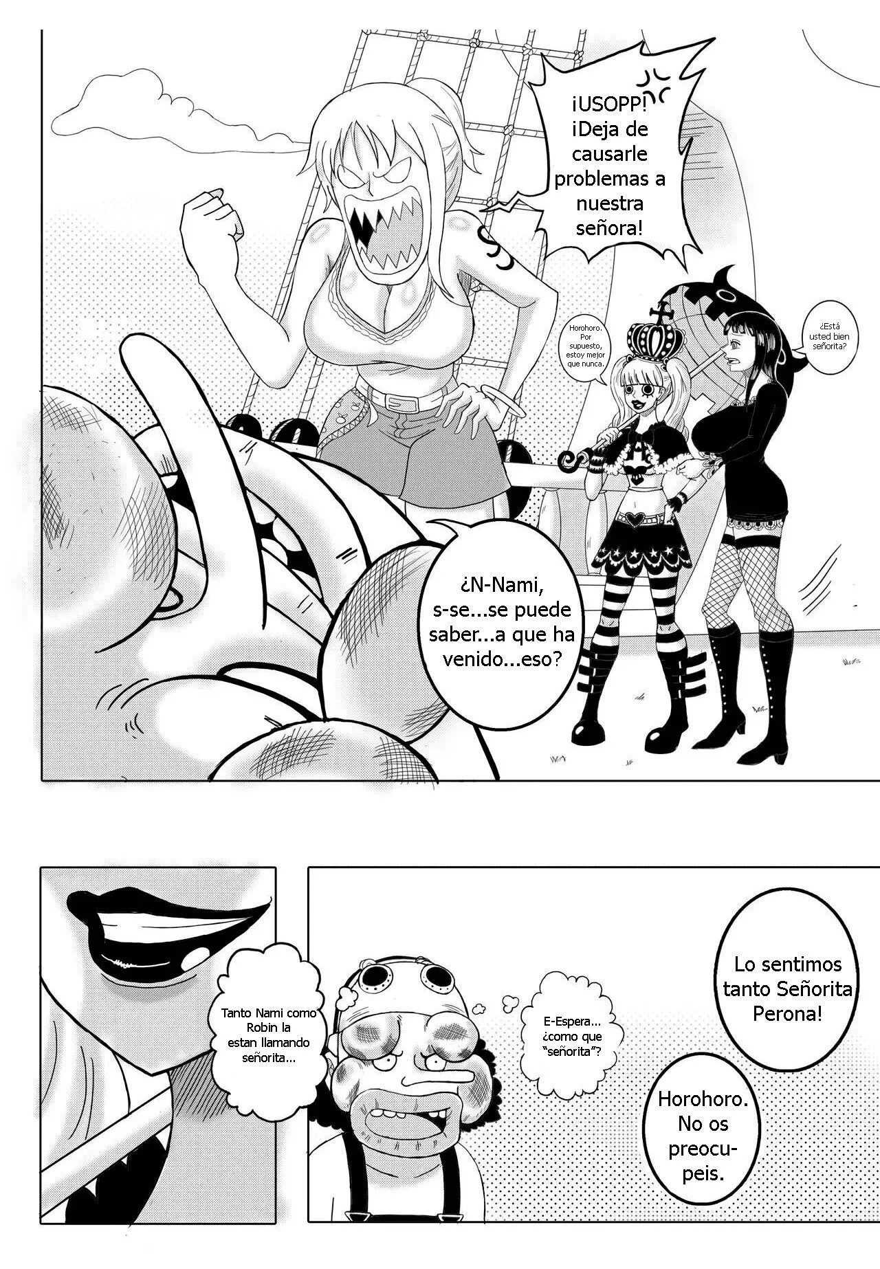 Portada del cómic Nami & Robin Hipnosis Pirata, con las dos protagonistas en poses sugerentes. - Página 19
