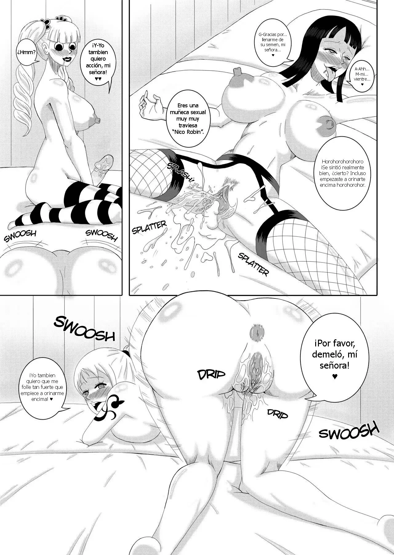 Portada del cómic Nami & Robin Hipnosis Pirata, con las dos protagonistas en poses sugerentes. - Página 6