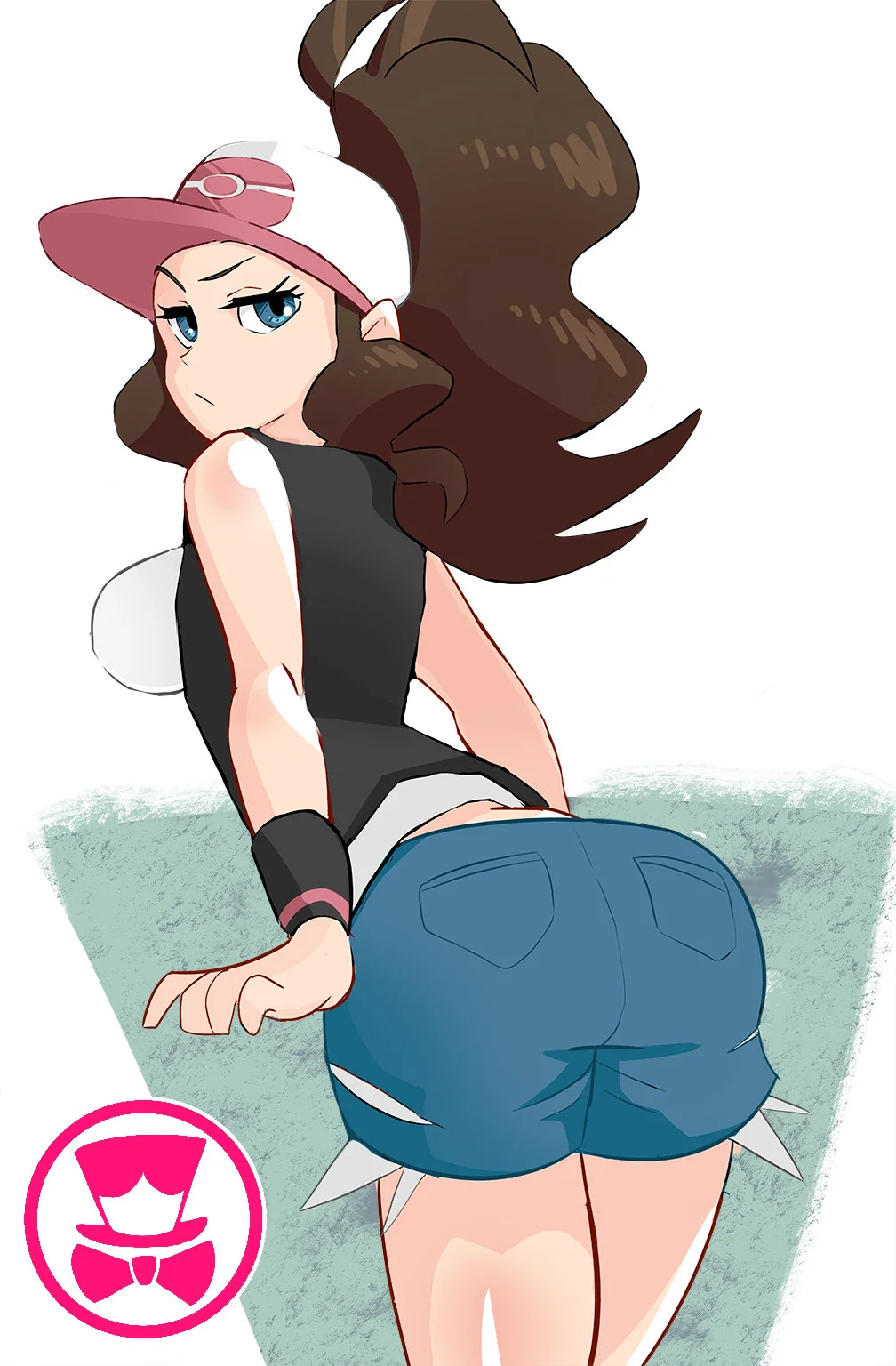 Portada del cómic Hilda lamida pokemon, con la protagonista en primer plano. - Página 16