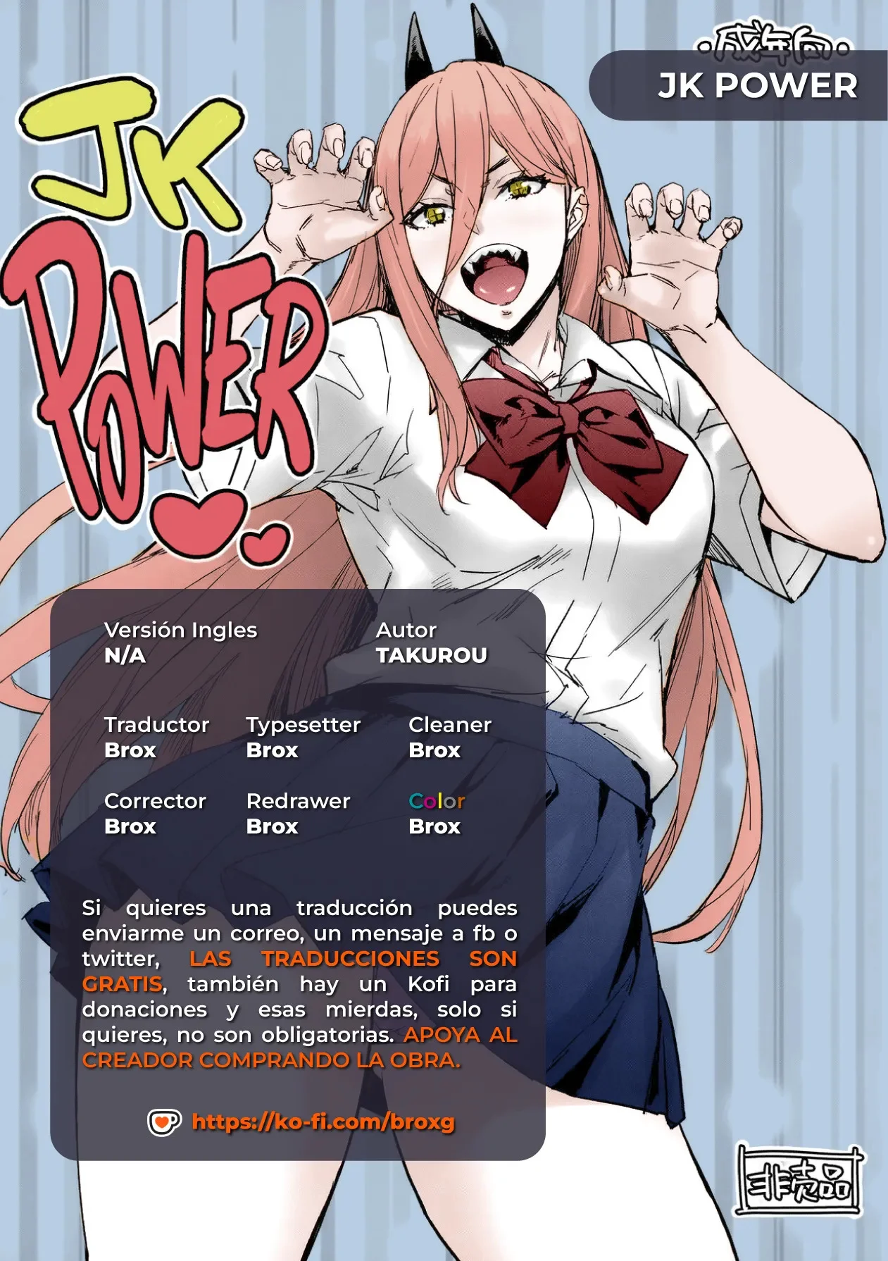 Portada del cómic JK Power, imagen principal de la obra. - Página 8
