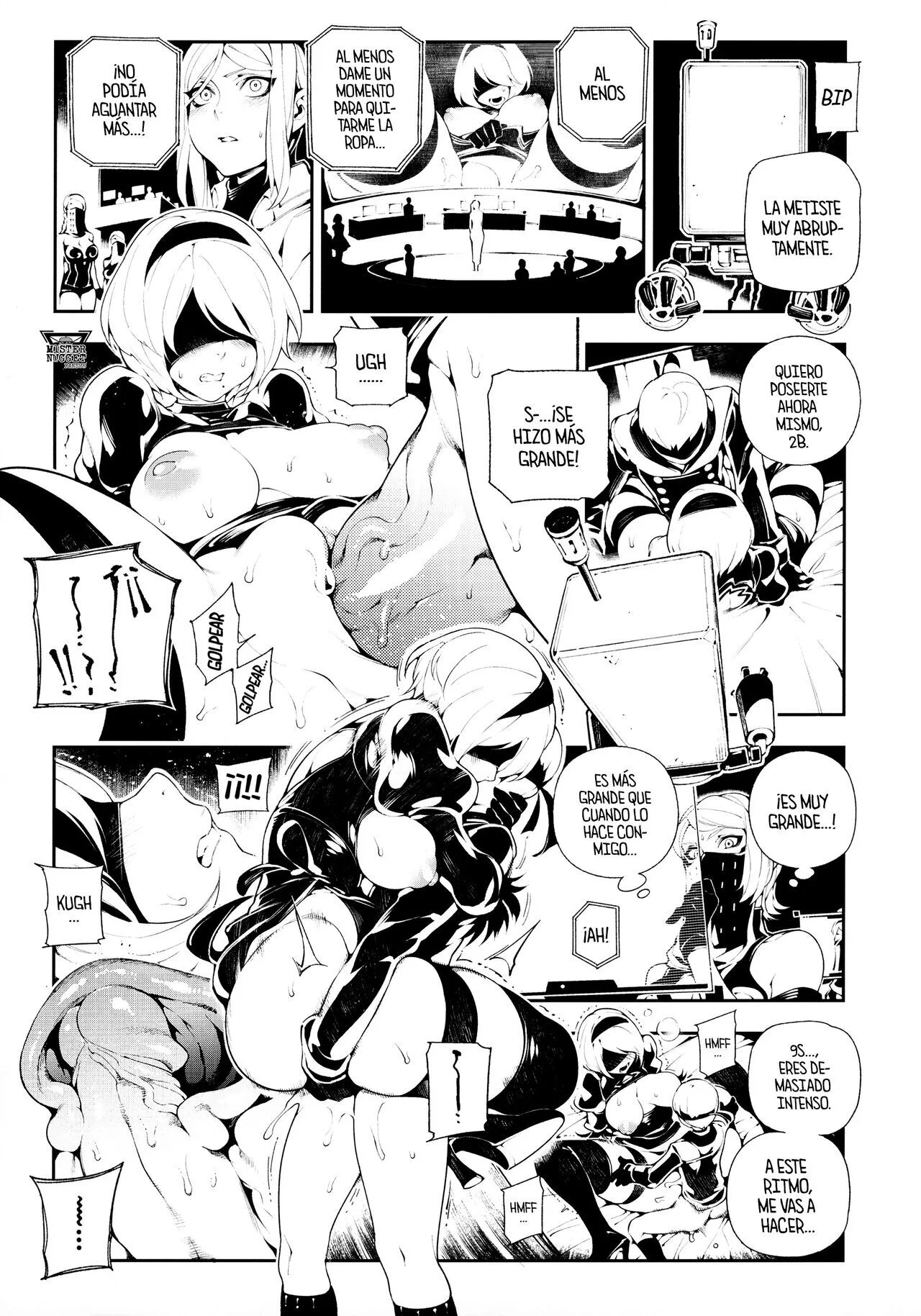 Portada del cómic NieR:2BR18, con su título y arte principal. - Página 11