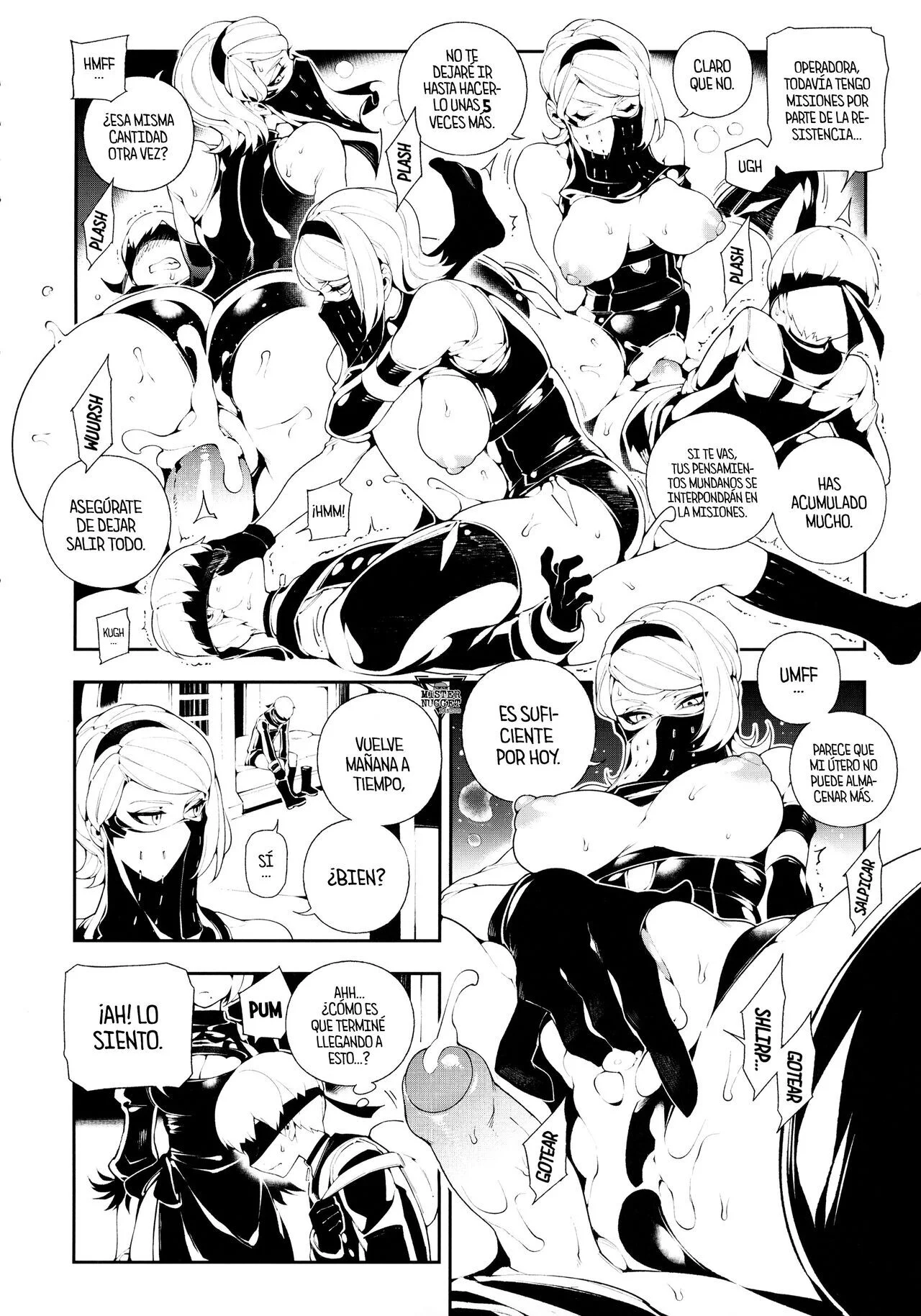 Portada del cómic NieR:2BR18, con su título y arte principal. - Página 14