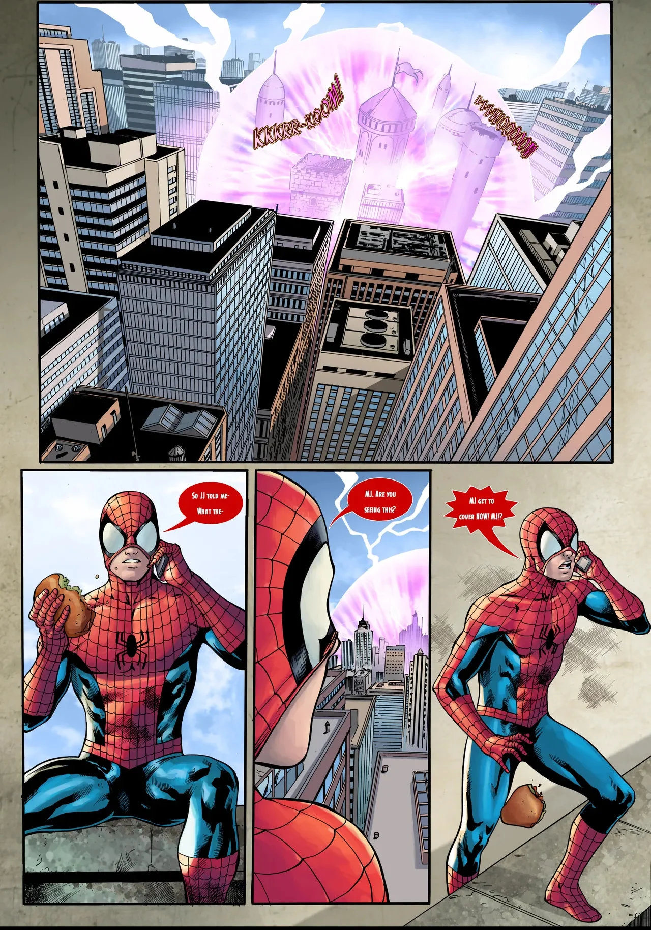 Portada del cómic Spider-Man: Fantasy Island by Sampleguy. - Página 17