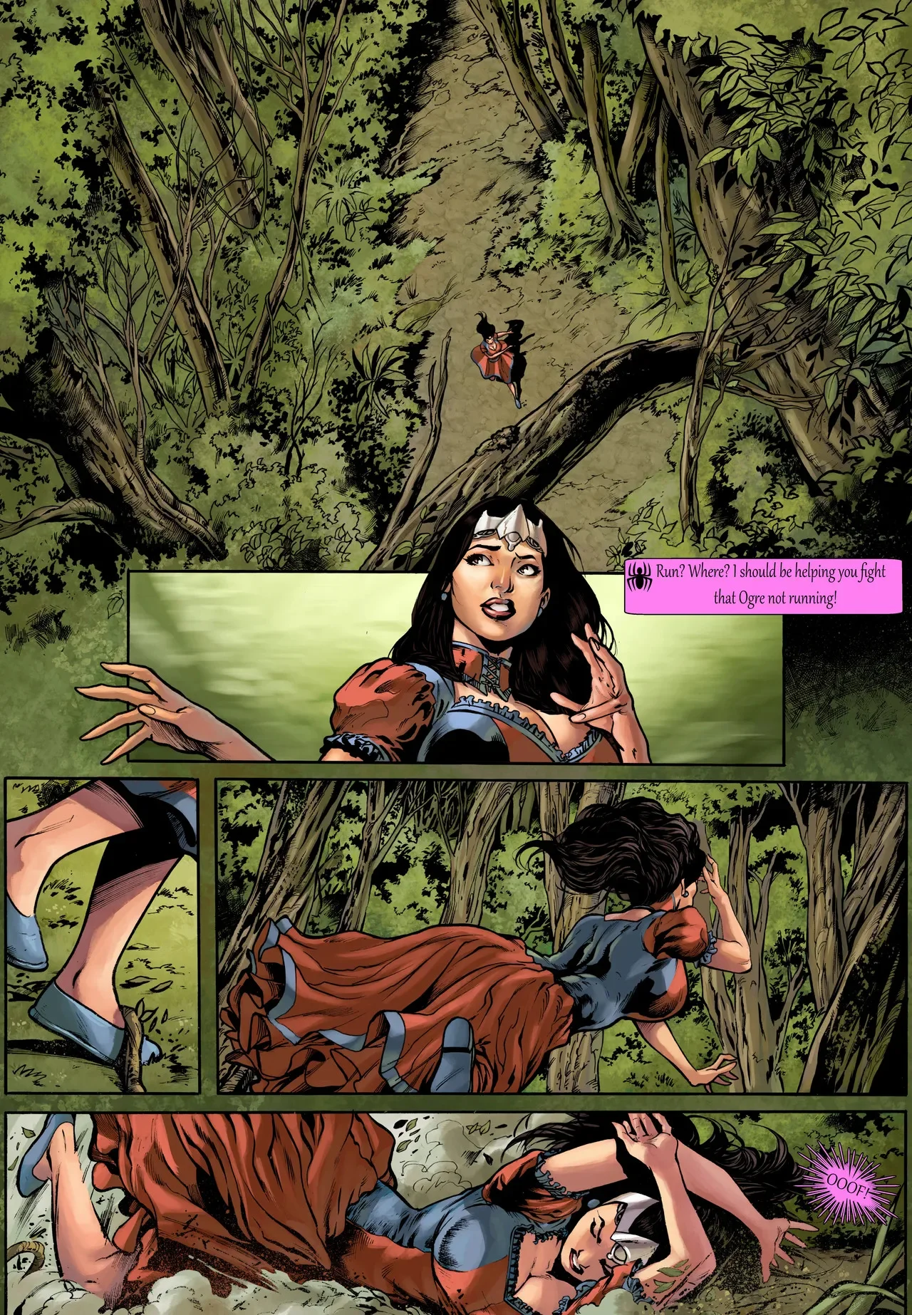 Portada del cómic Spider-Man: Fantasy Island 2 by Sampleguy, mostrando al personaje en una escena ilustrada. - Página 22