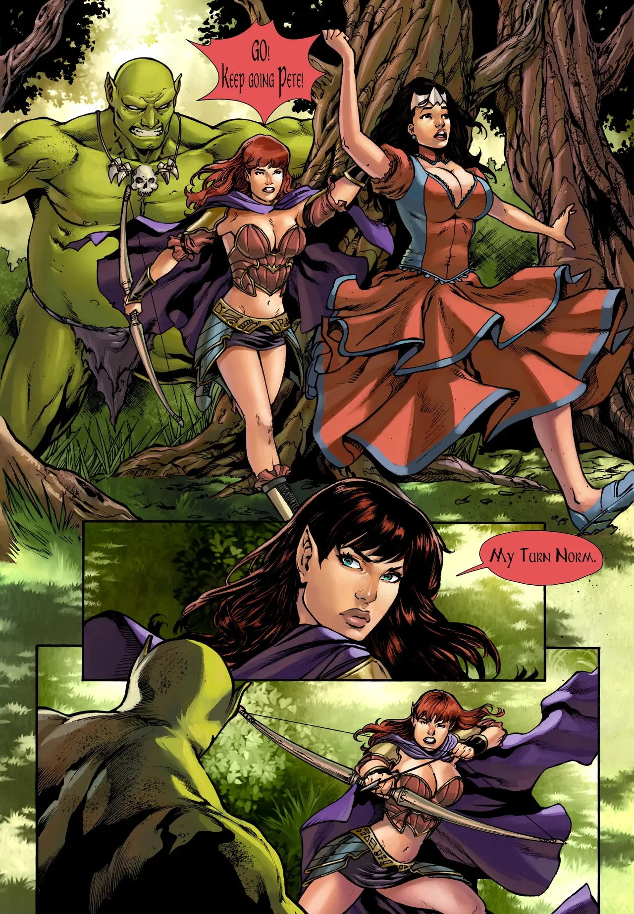 Portada del cómic Spider-Man: Fantasy Island 2 by Sampleguy, mostrando al personaje en una escena ilustrada. - Página 23