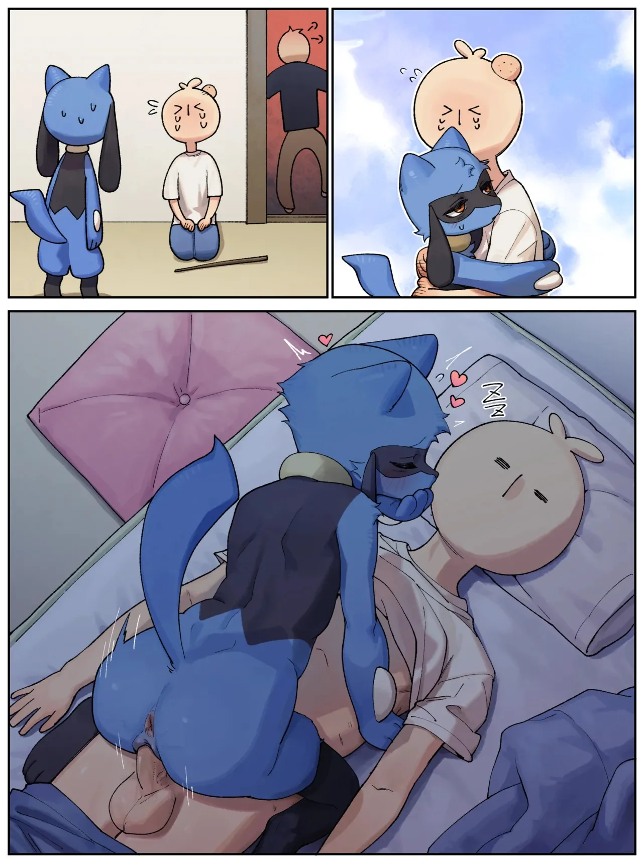 Portada del cómic Riolu Manwha, con ilustración principal y título destacado. - Página 9