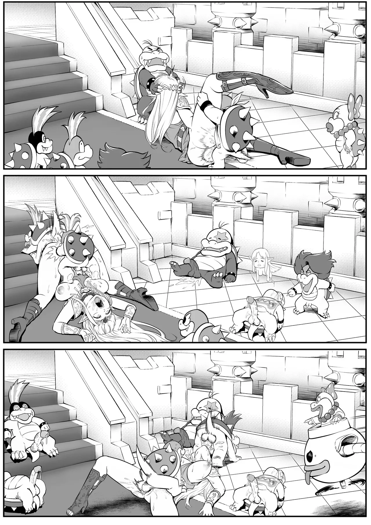 Portada del cómic sWitch Time! Part 1-4, mostrando su título y arte principal. - Página 8