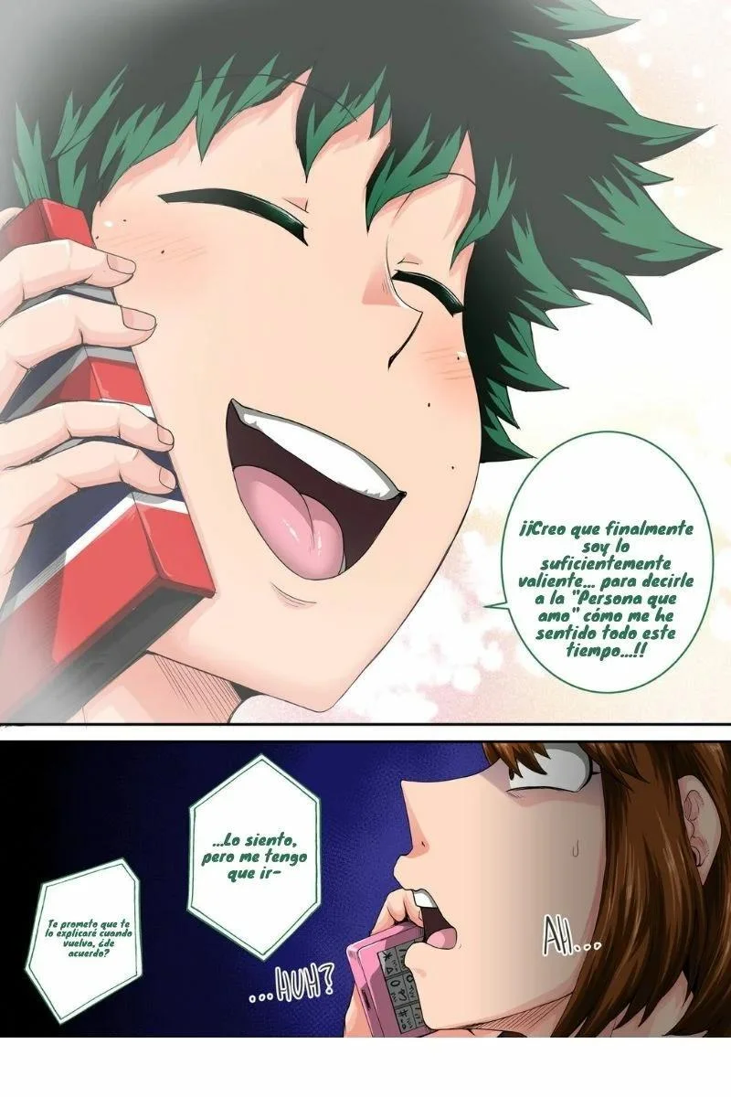 Portada del capítulo 8 de Boku no Harem Academia, con Bakugou Mama en una escena de verano. - Página 10