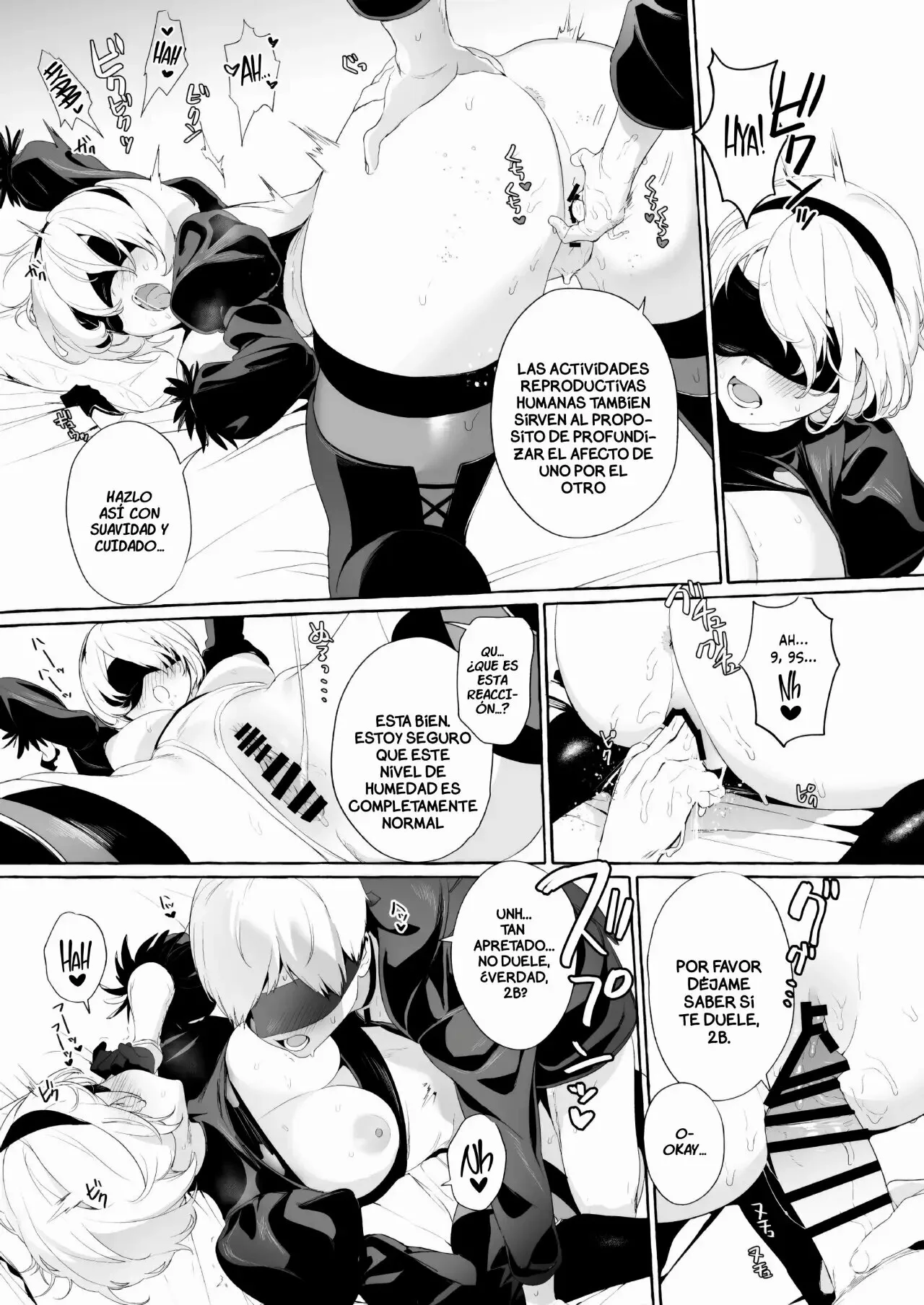 Portada del cómic 2B Model Sexaroid-ka Keikakusho, mostrando a la protagonista en primer plano. - Página 6
