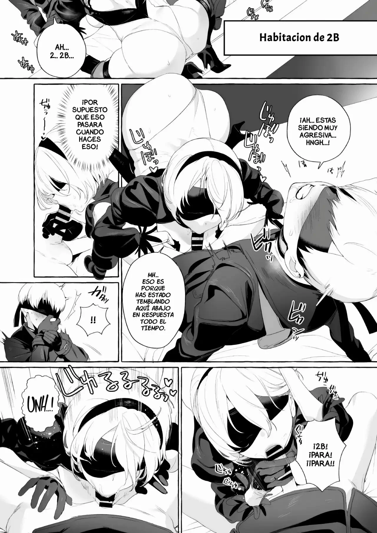 Portada del cómic 2B Model Sexaroid-ka Keikakusho, mostrando a la protagonista en primer plano. - Página 8