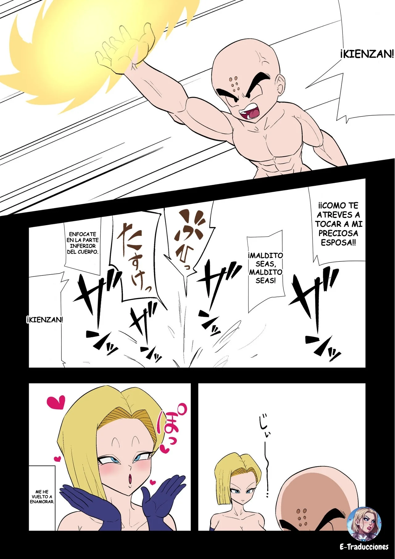 Portada del cómic Saimin 18-gou, con la N° 18 hipnotizada en una escena sugerente. - Página 3