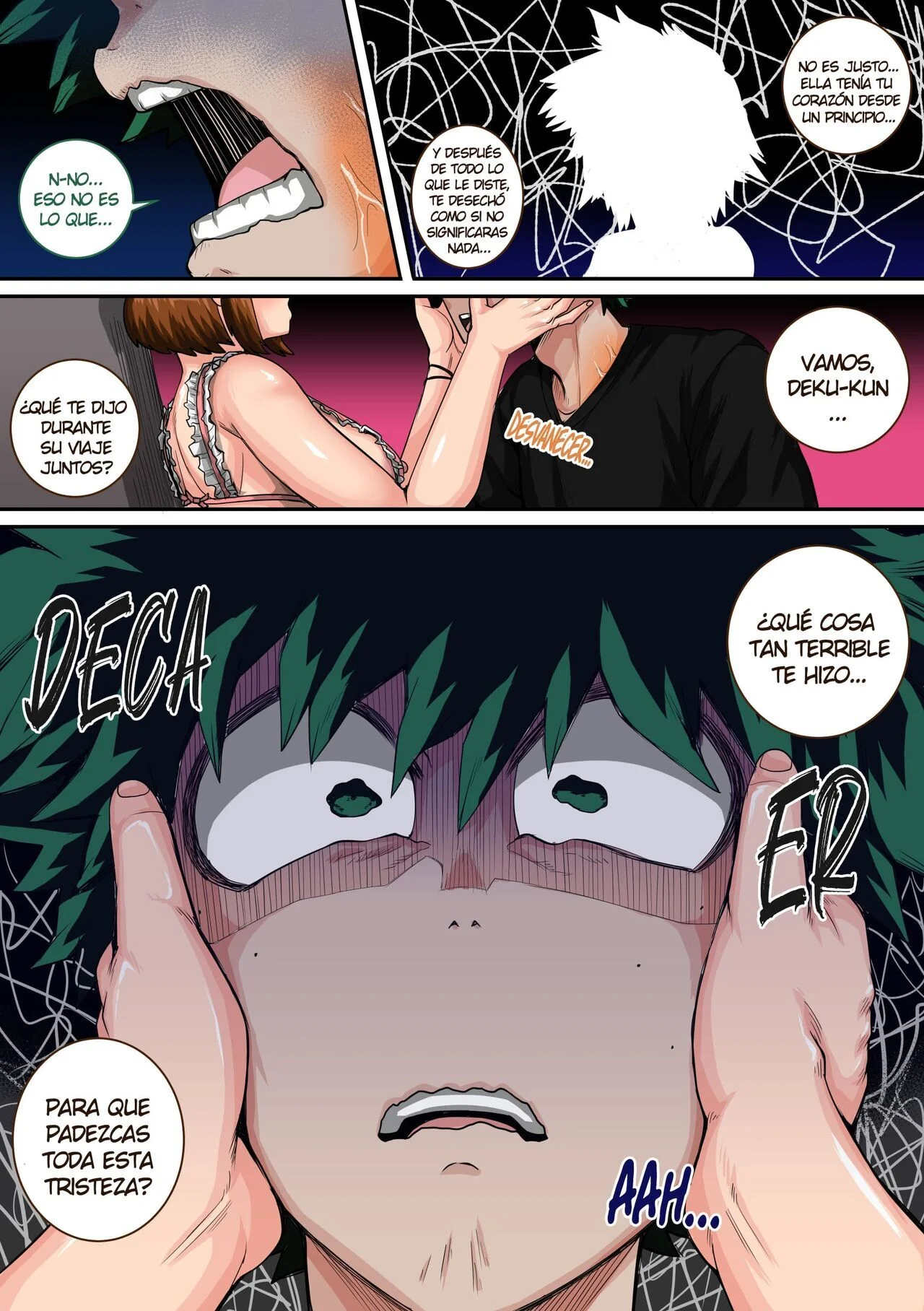 Portada del cómic Boku no Harem Academia Cap. 7.3, con su título y arte de portada. - Página 11