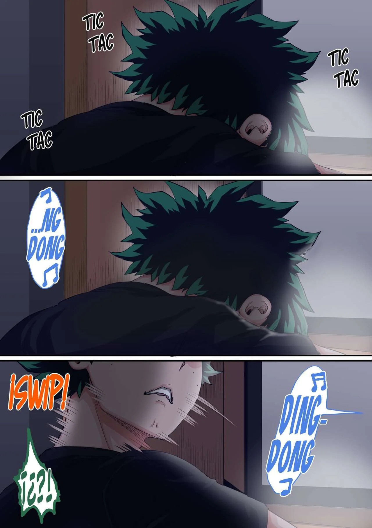 Portada del cómic Boku no Harem Academia Cap. 7.3, con su título y arte de portada. - Página 21