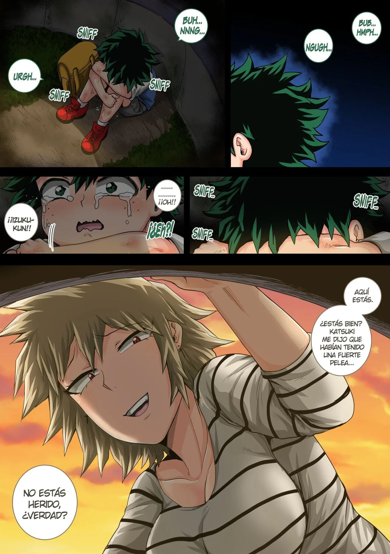 Portada del cómic Boku no Harem Academia Cap. 7.3, con su título y arte de portada. - Página 41