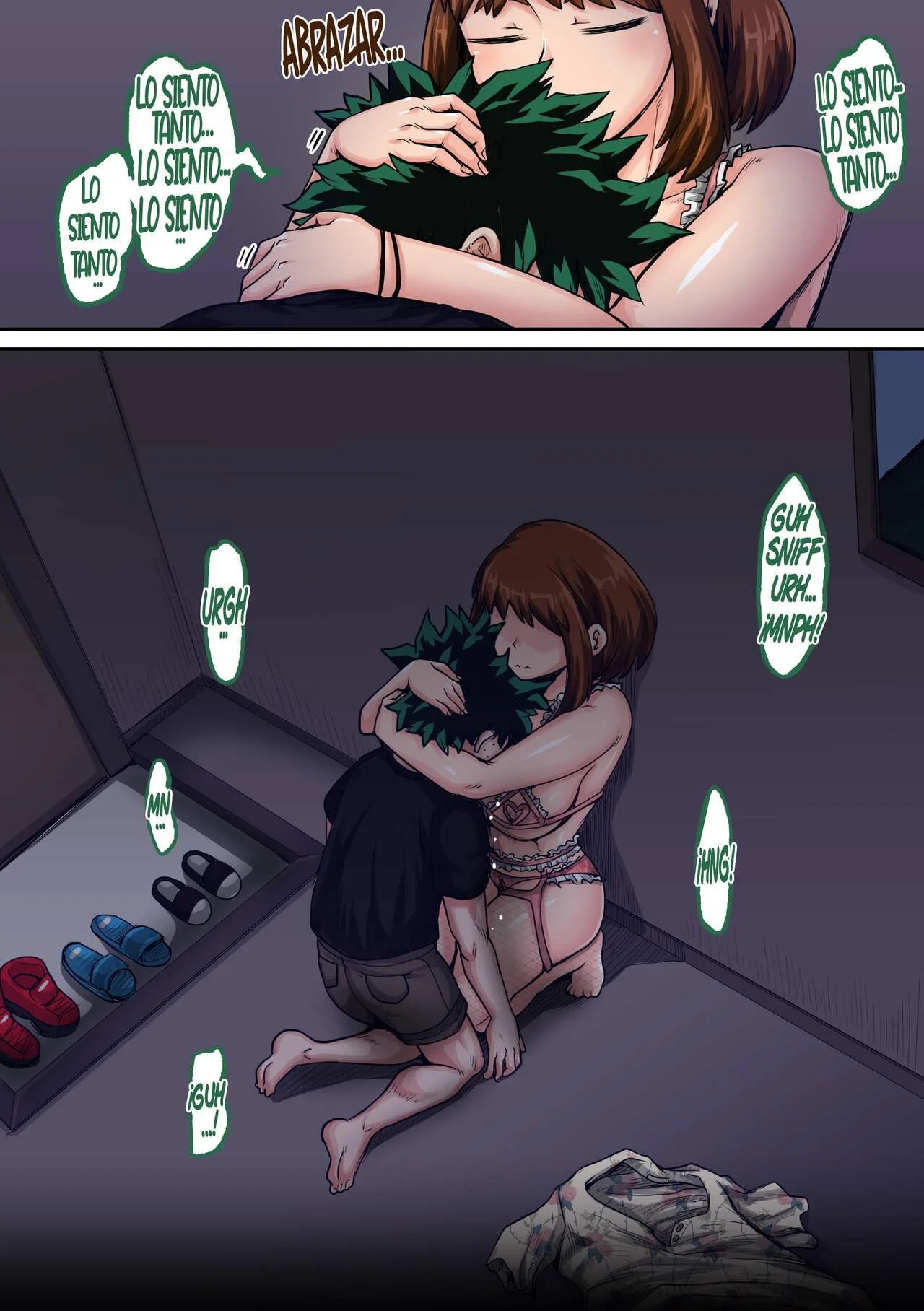 Portada del cómic Boku no Harem Academia Cap. 7.3, con su título y arte de portada. - Página 5