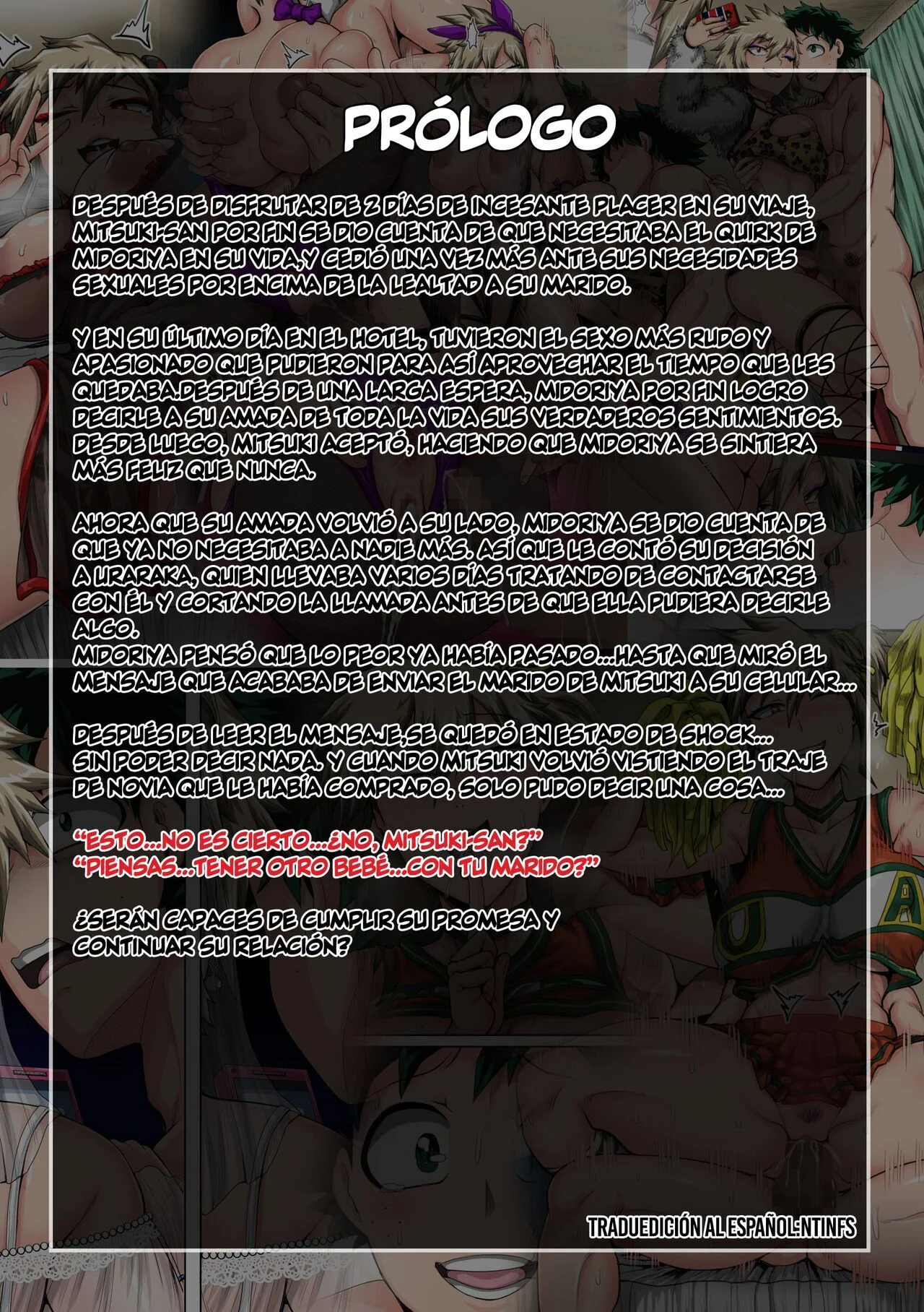 Portada del cómic Boku no Harem Academia Cap. 7.3, con su título y arte de portada. - Página 82