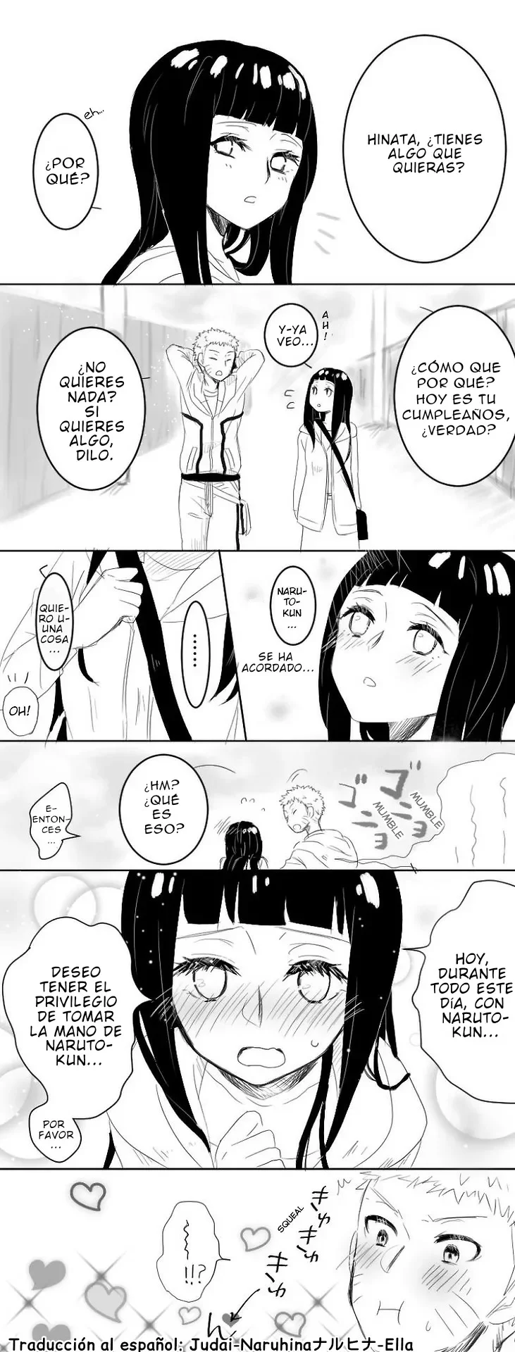 Portada del cómic Feliz Cumpleaños Hinata 2014, con ilustración principal del personaje. - Página 2