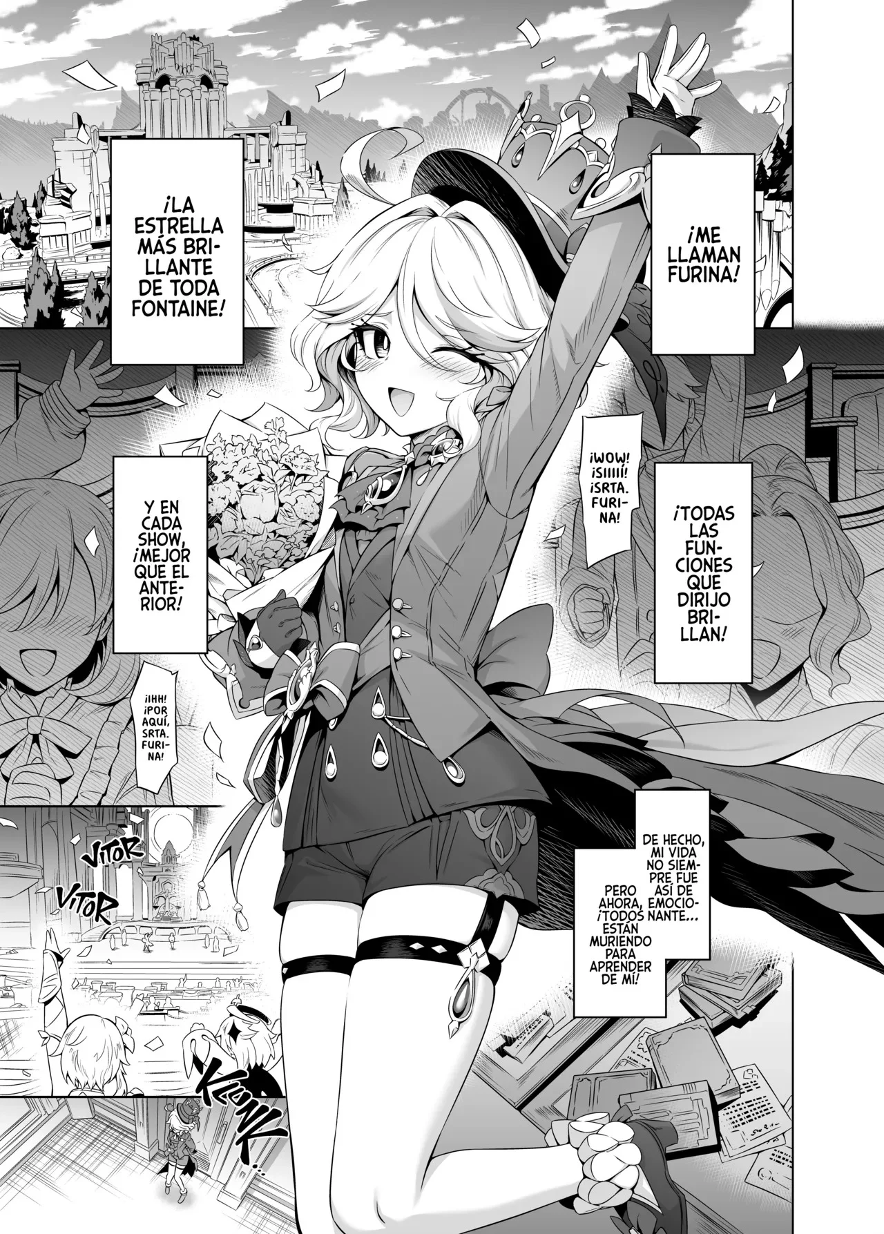 Portada del cómic Furina-sama Wakattemasu yo ne? | ¿Puede Sentirme, Señorita Furina? - Página 33