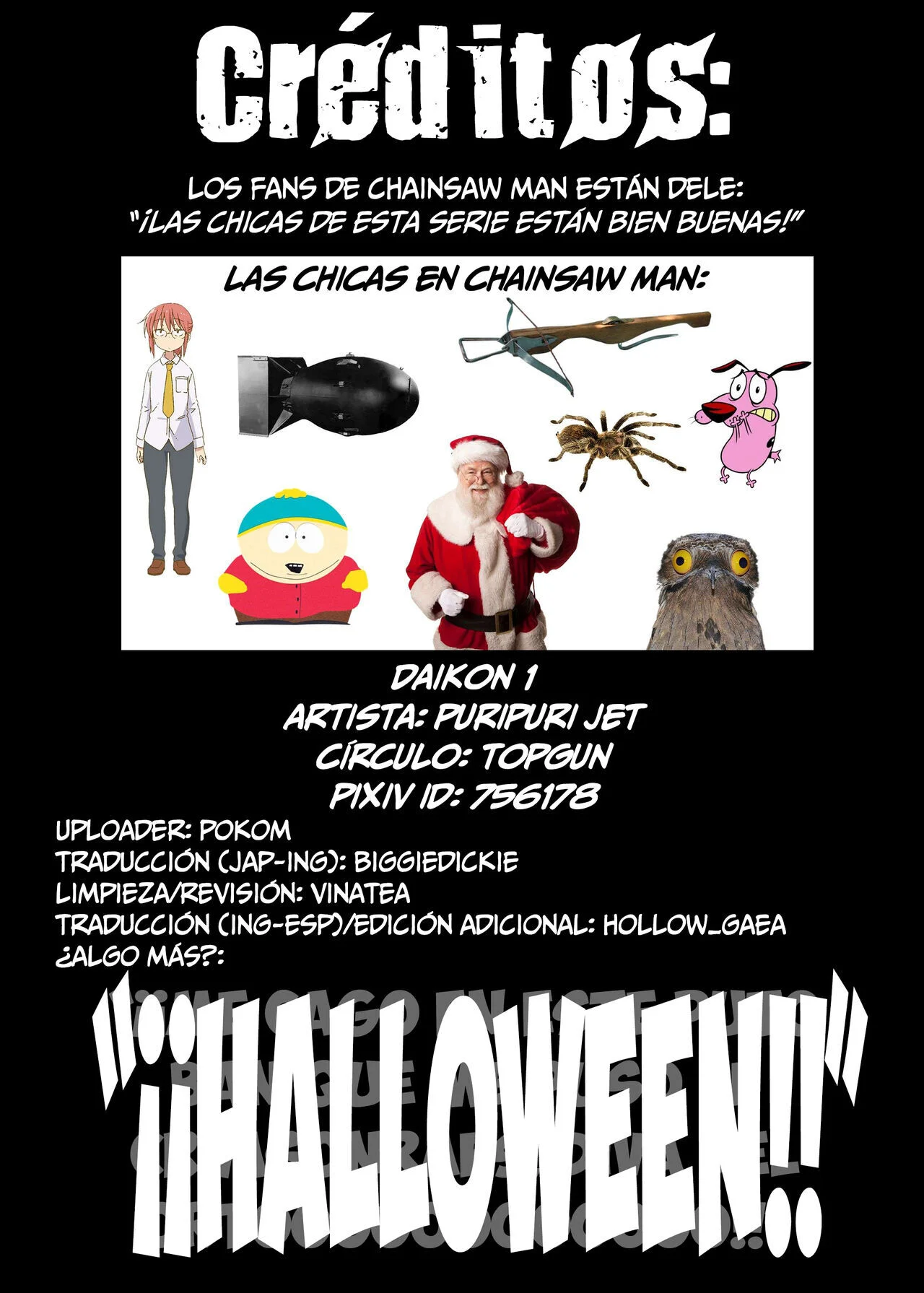 Portada del cómic DAIKON 1, con su título y arte principal.