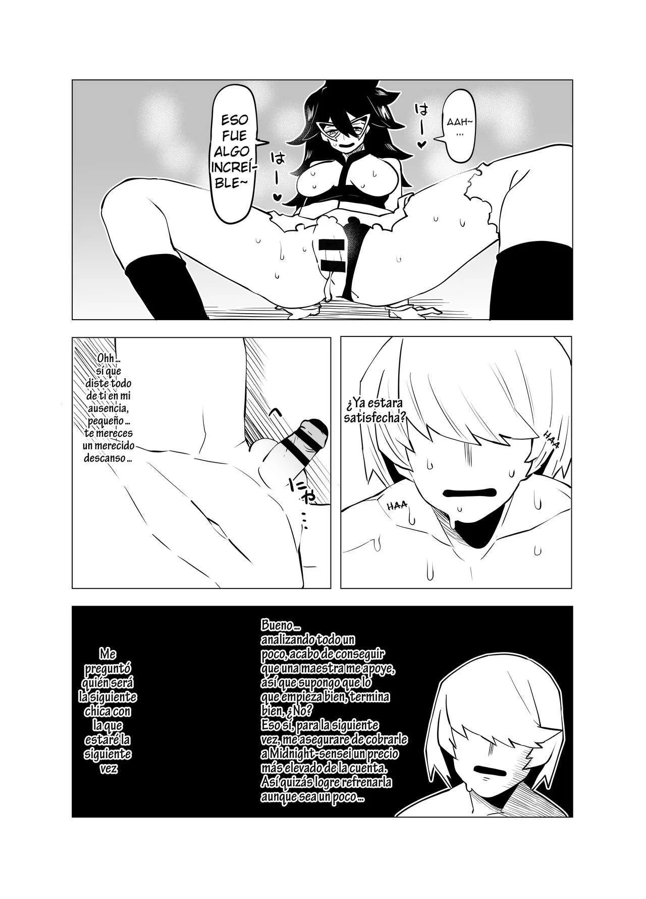 Portada del cómic Teisou Gyakuten Butsu ~Midnight no Baai~, de la serie Academia de Héroes y una Moralidad Invertida. - Página 2