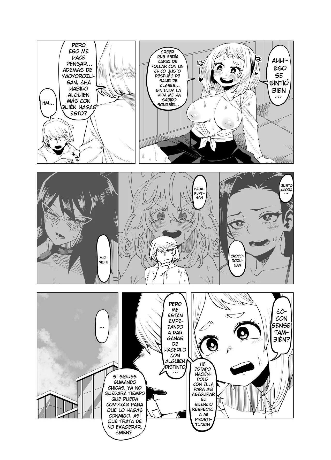 Portada del cómic Teisou Gyakuten Butsu ~Ashido Mina no Baai~, de la serie Academia de Héroes y una Moralidad Invertida. - Página 10