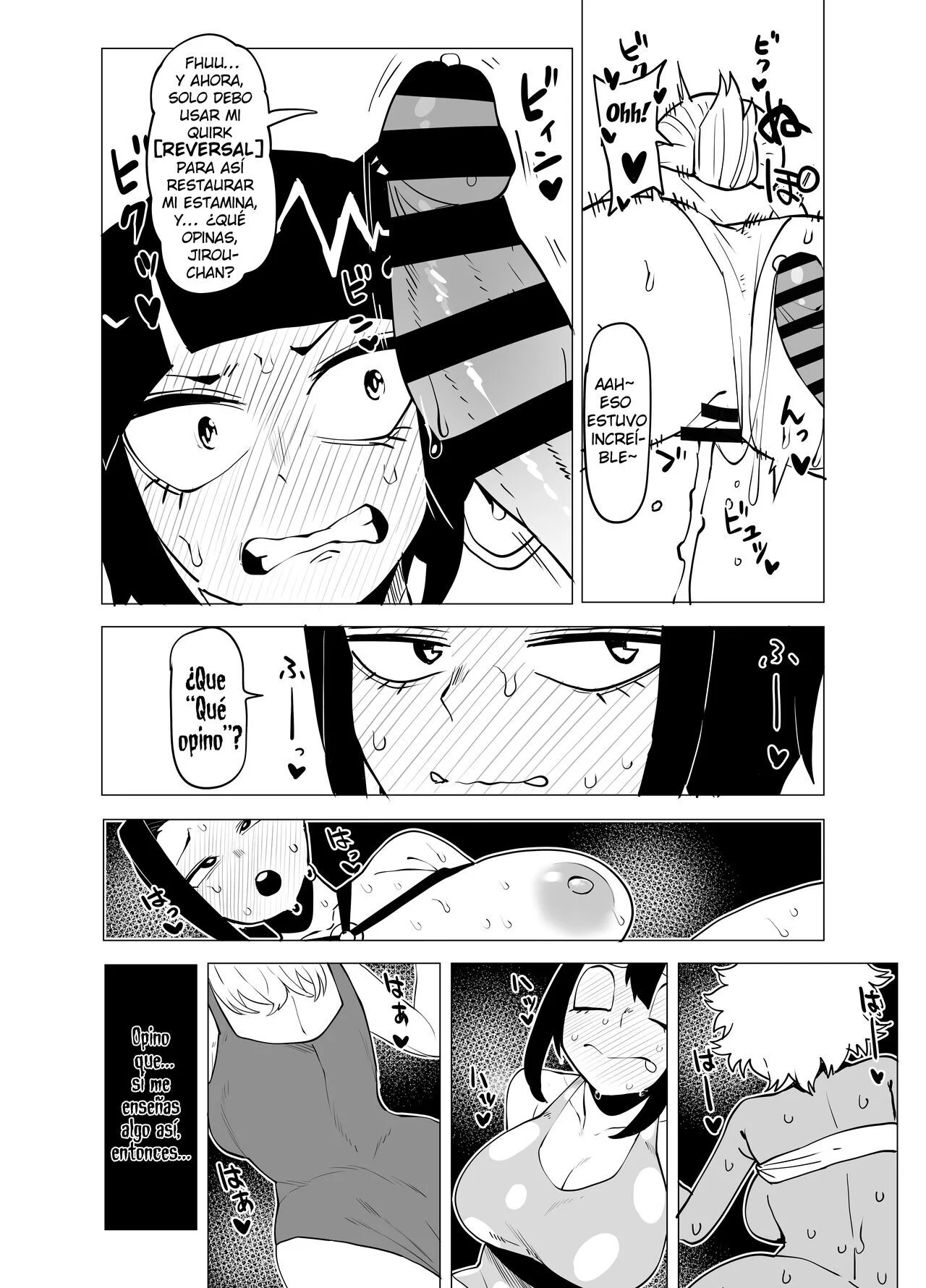 Portada del cómic Teisou Gyakuten Butsu, con Kyoka Jiro de Academia de Héroes. - Página 7