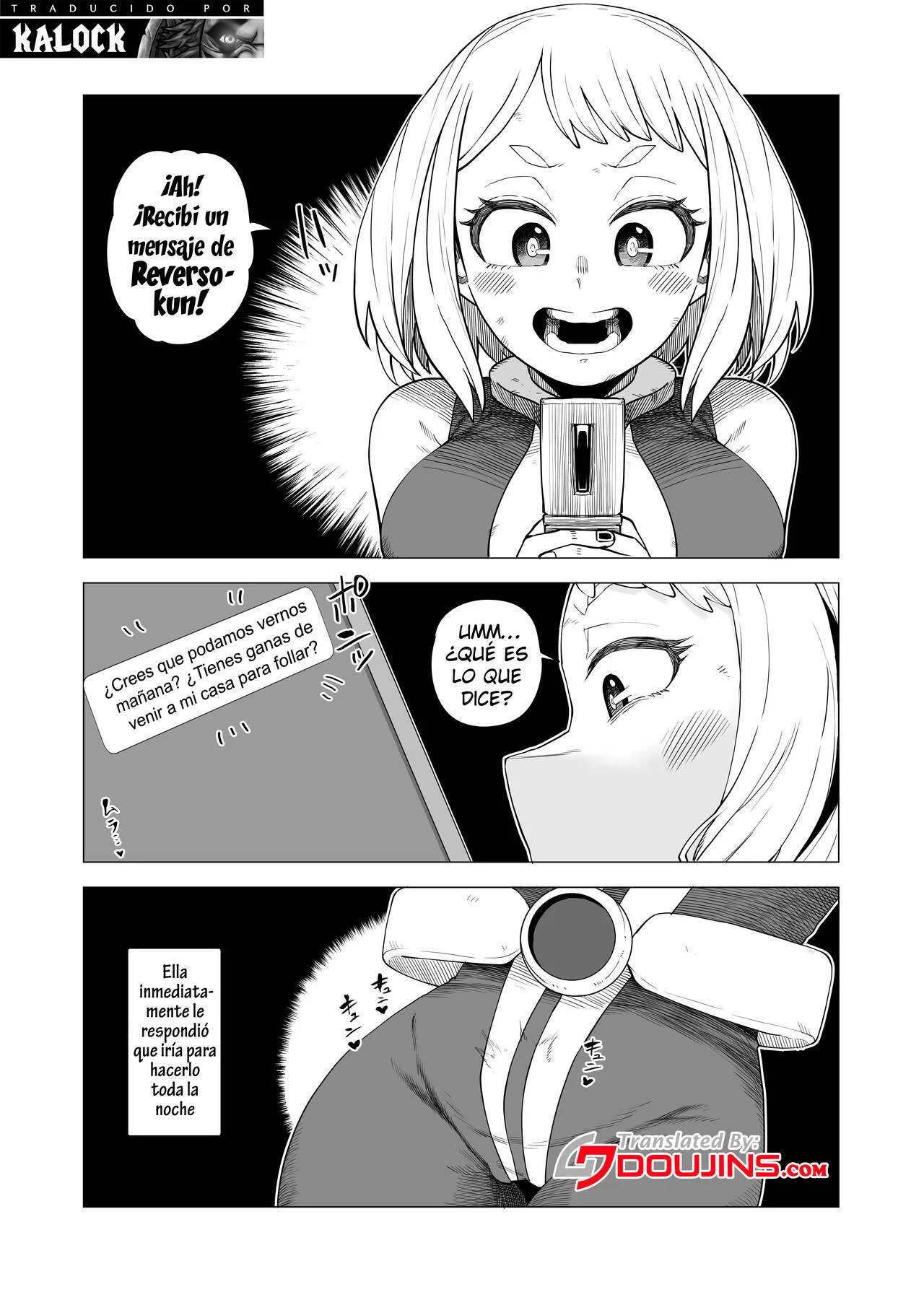 Portada del cómic Teisou Gyakuten Butsu, con Ochako Uraraka como protagonista. - Página 13