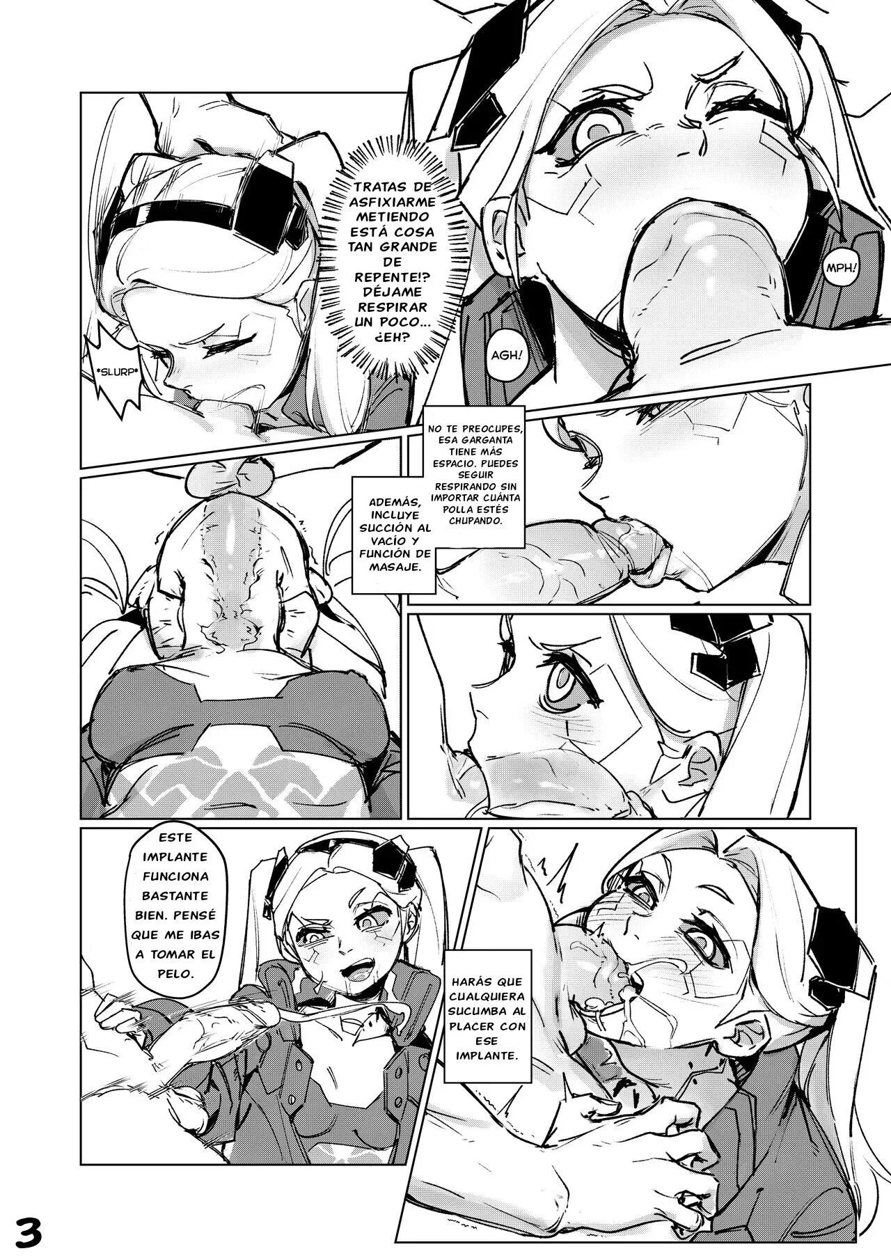 Portada del cómic CyberDICK ERORUNNERS, ilustración de ciencia ficción. - Página 8
