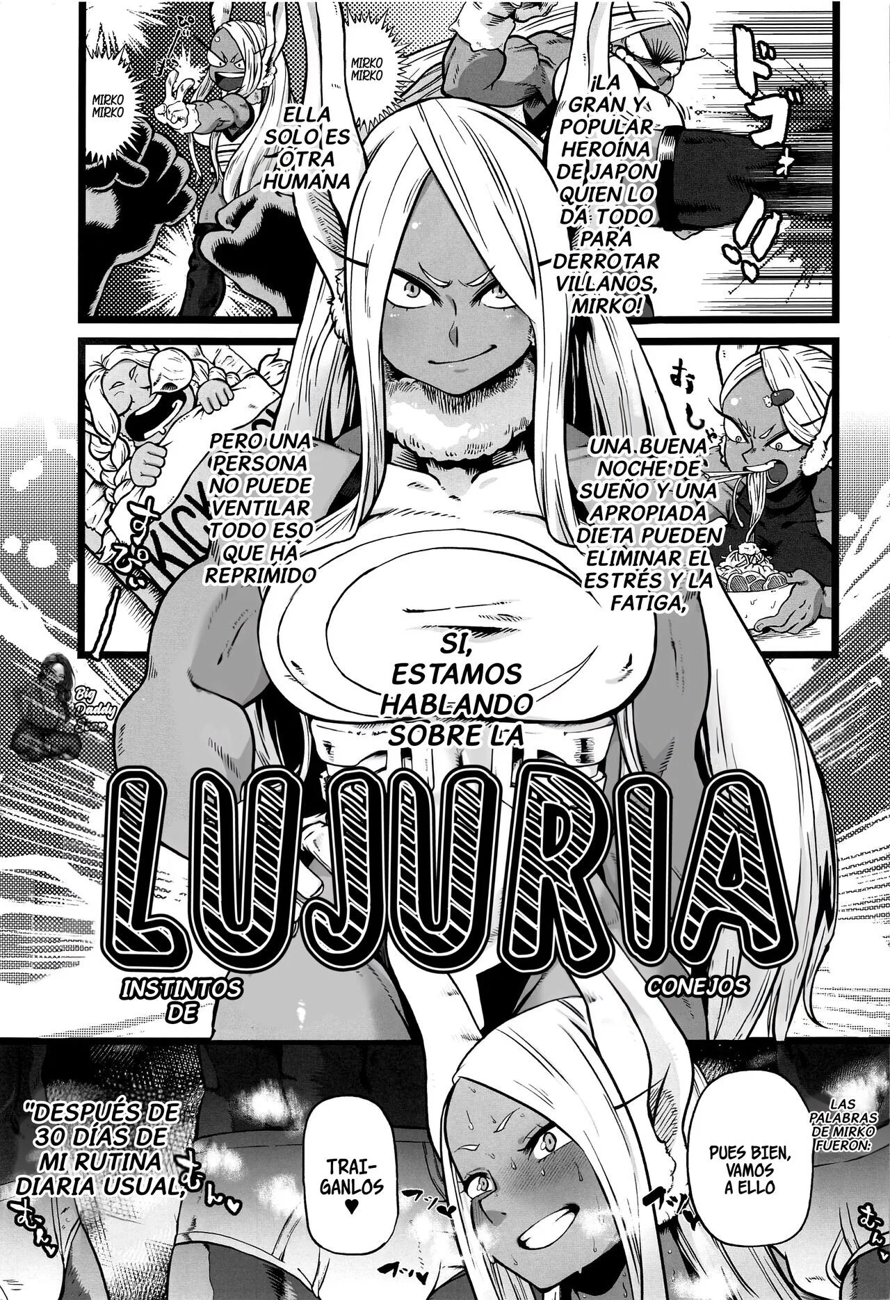 Portada del cómic Bukkake Mirko, ilustración de contenido explícito para adultos. - Página 25