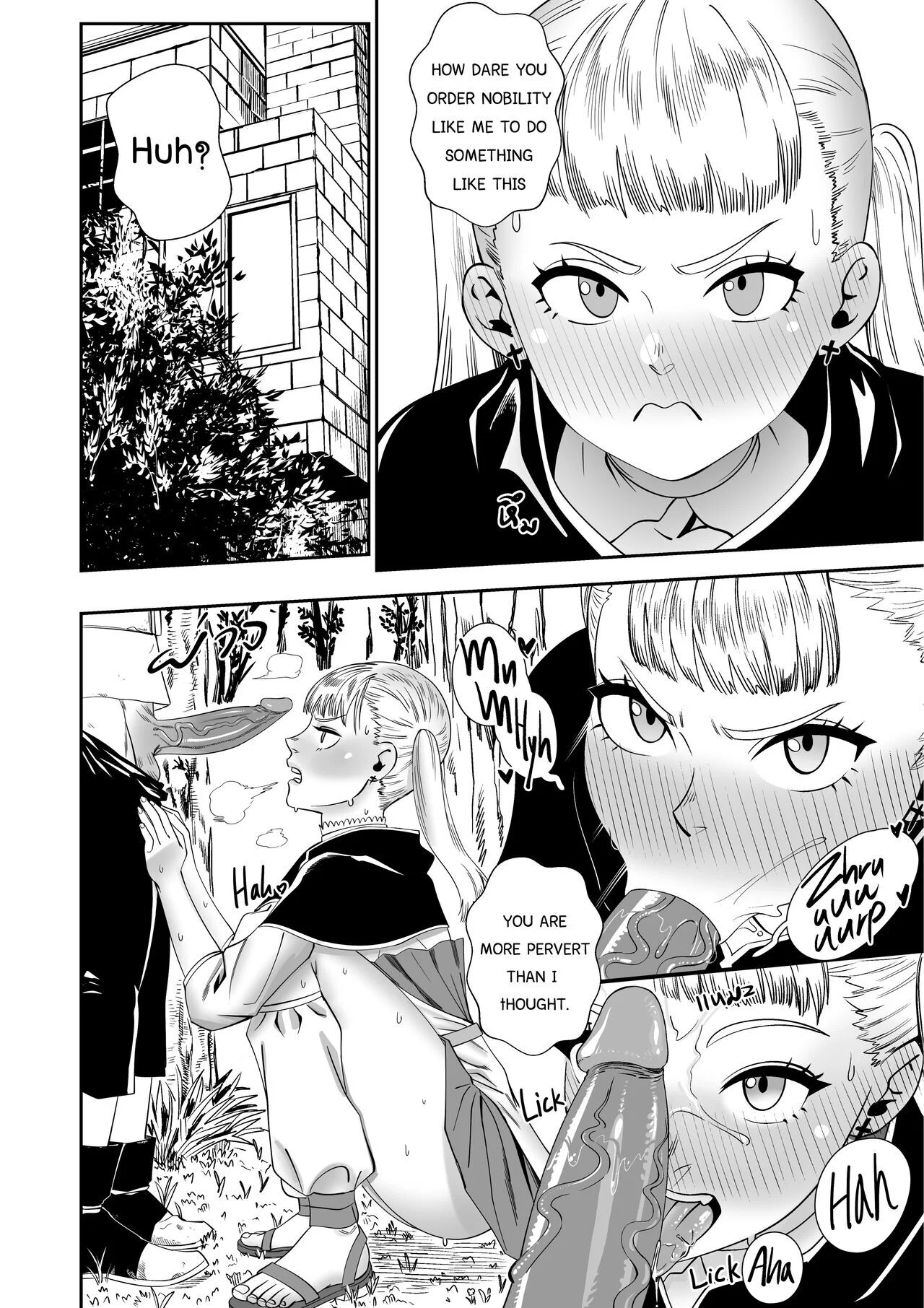 Portada del cómic Black Clover Porn Book, con ilustración explícita de sus personajes. - Página 29