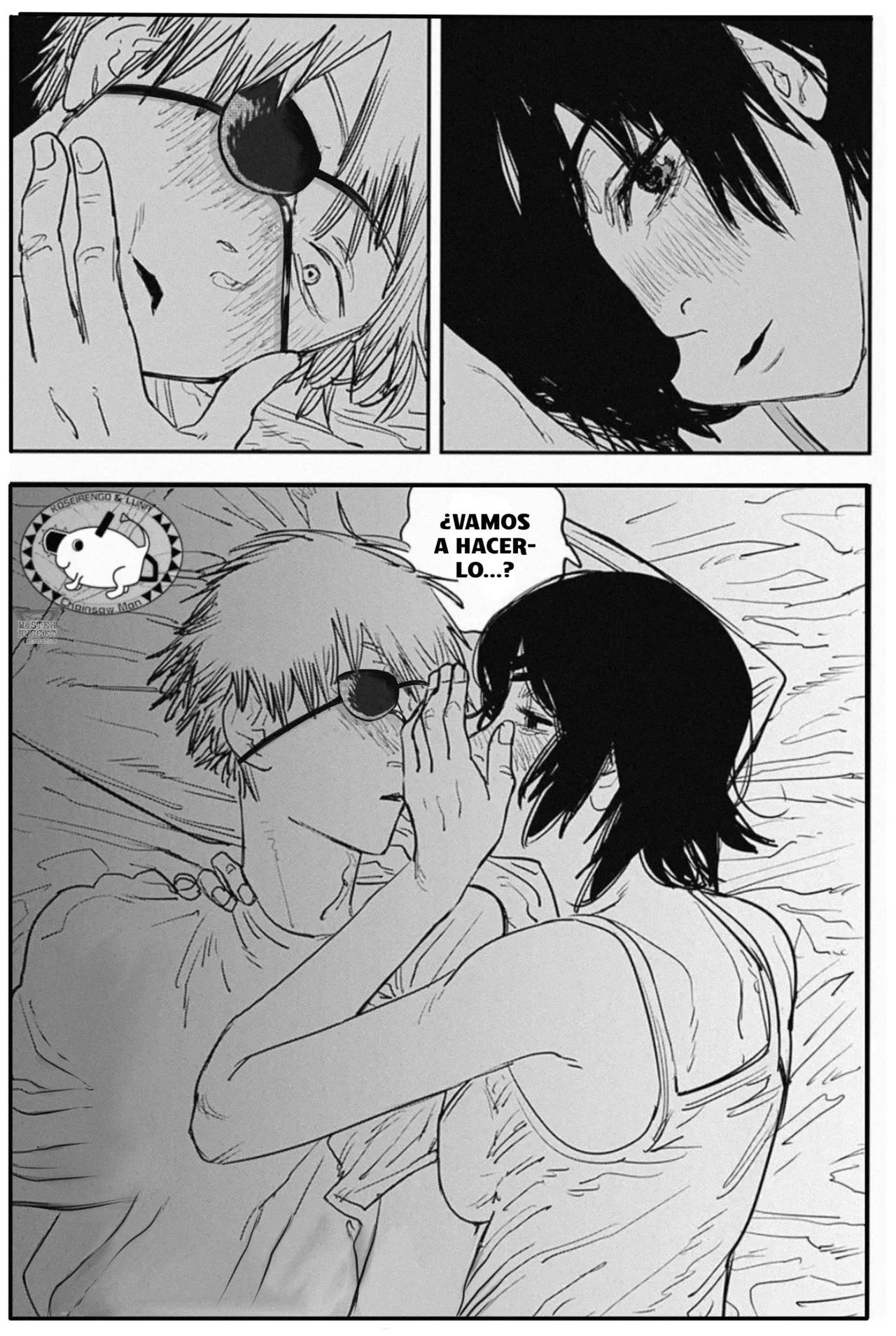 Portada del cómic Yume no tsuzuki, con la señorita Makima ausente en un universo alternativo. - Página 19