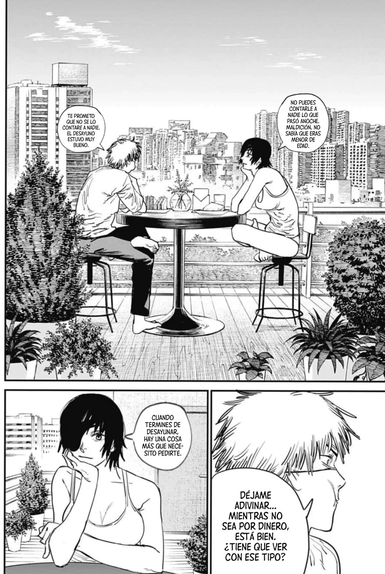 Portada del cómic Yume no tsuzuki, con la señorita Makima ausente en un universo alternativo. - Página 5
