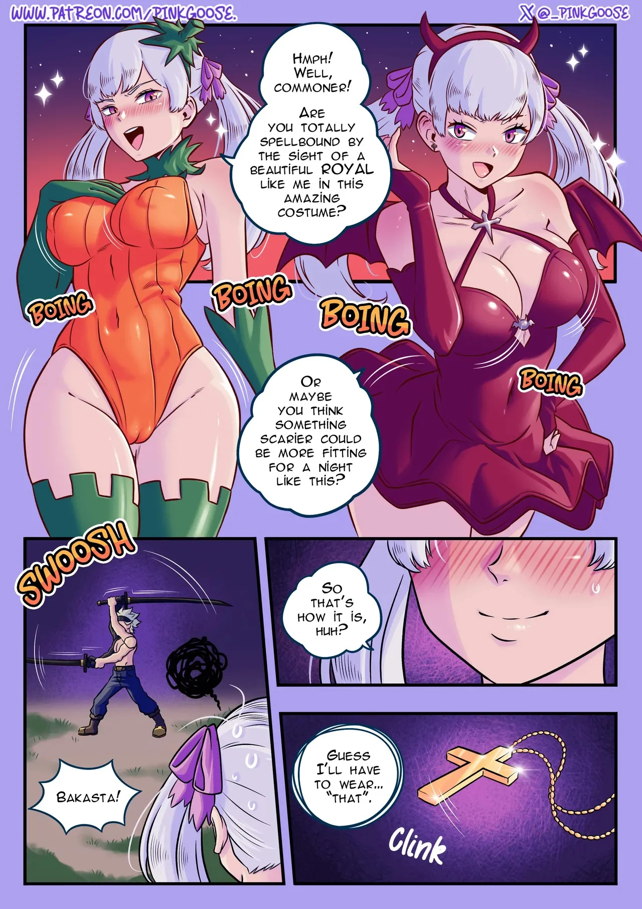 Portada del cómic Noelle x Asta x Nero comic, con los tres personajes principales. - Página 10