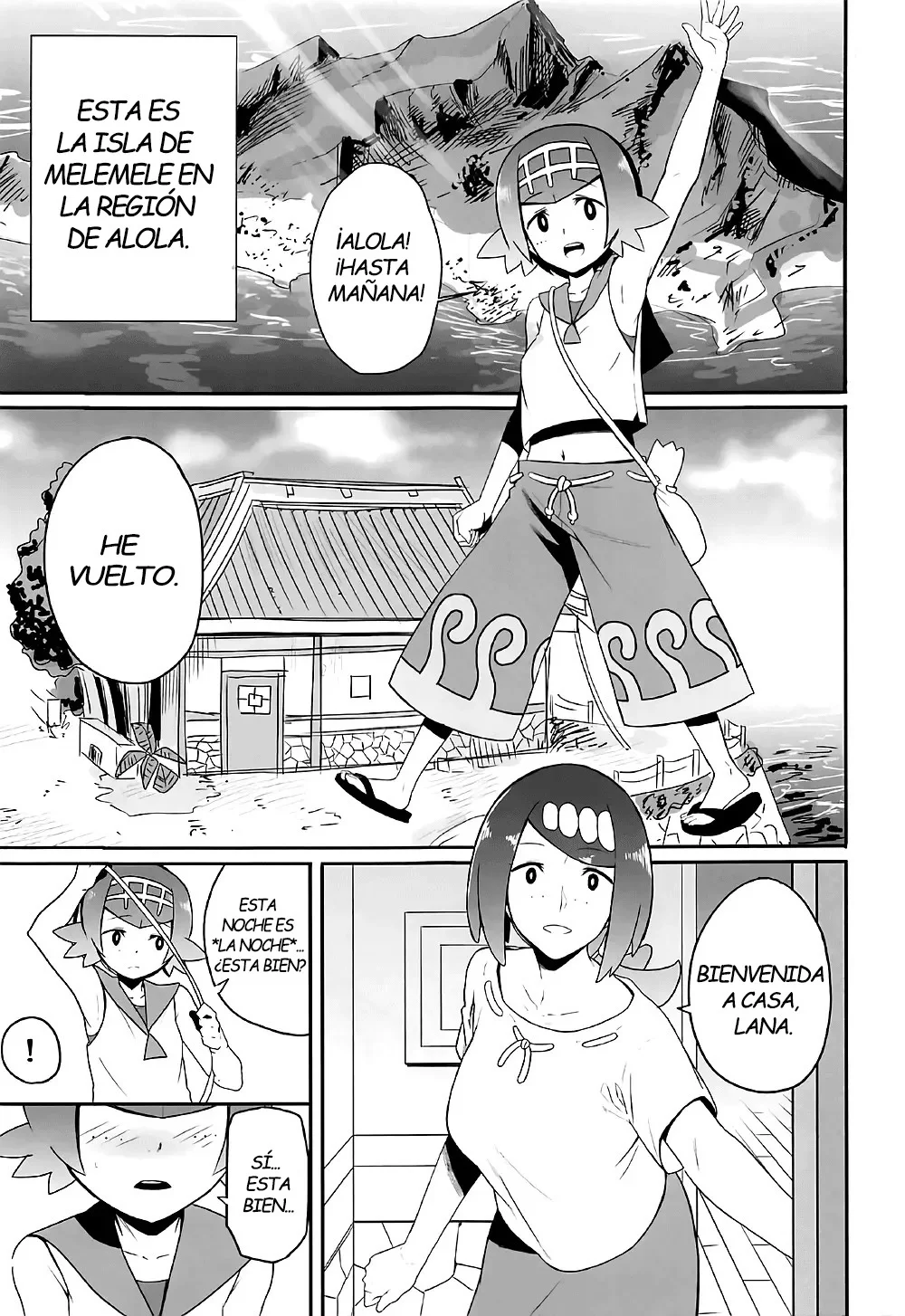 Portada del cómic Alola no Yoru no Sugata Cap. 1-6, edición recopilatoria. - Página 168