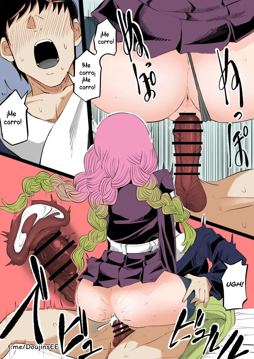 Portada del cómic La puta de Mitsuri Kanroji, con la protagonista en pose sugerente. - Página 4