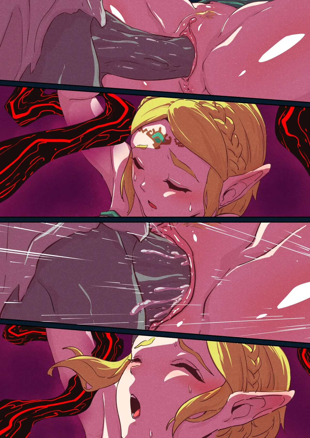 Portada del cómic The Legend of Zelda: The Kidnapping of Zelda. - Página 17