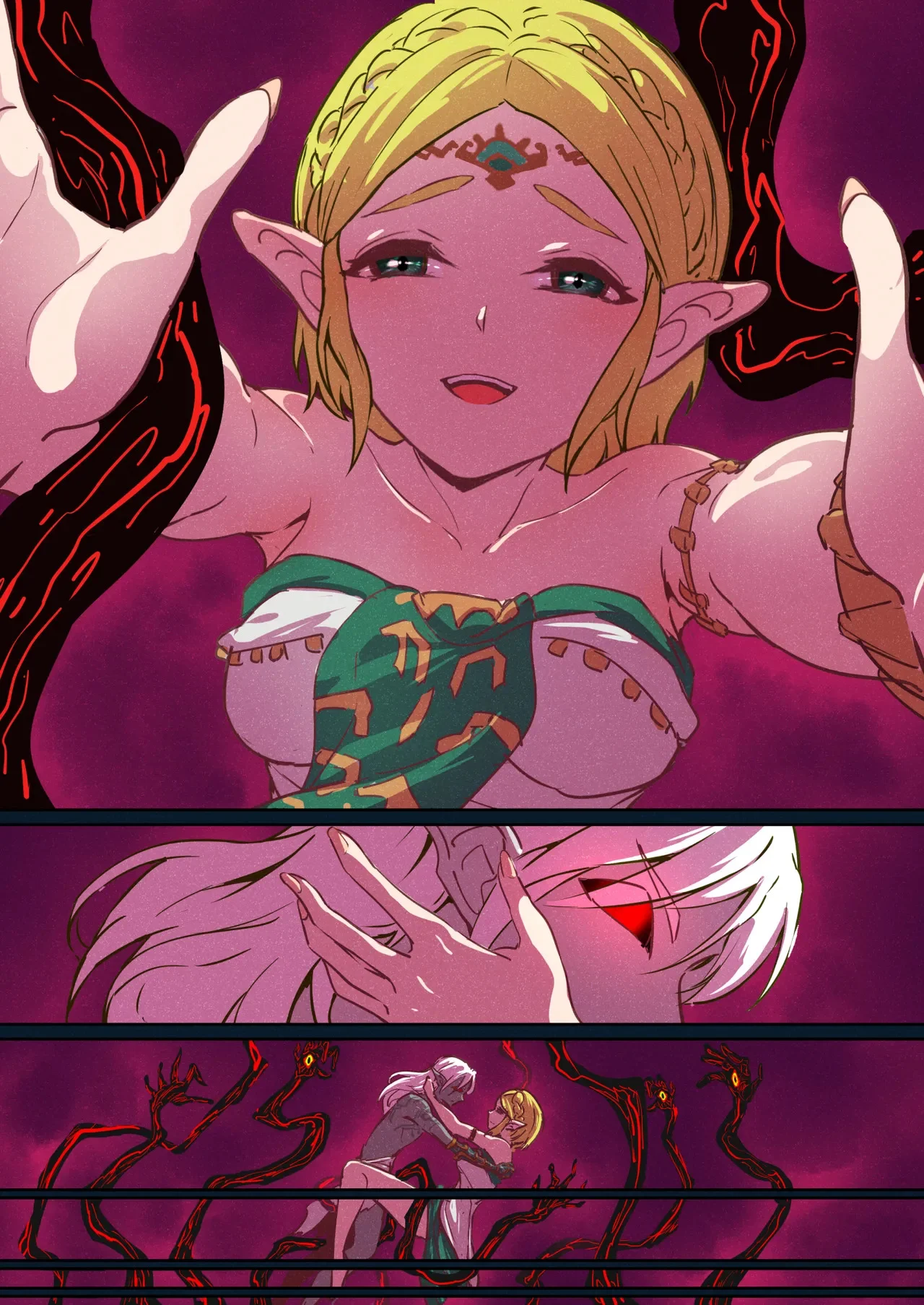 Portada del cómic The Legend of Zelda: The Kidnapping of Zelda. - Página 18